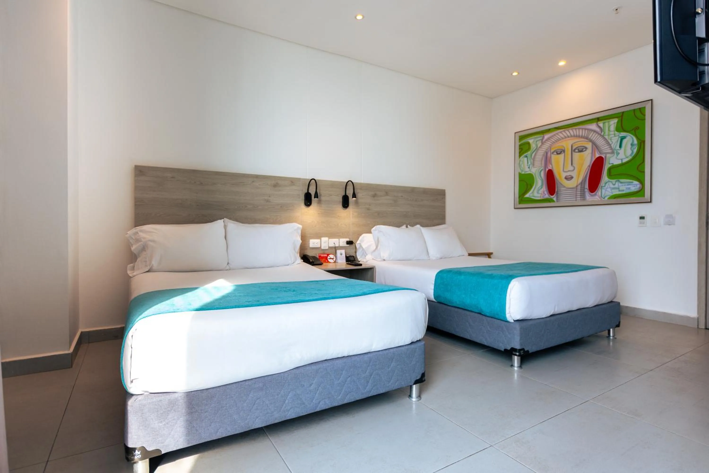 Bed in Hotel Zi One Luxury