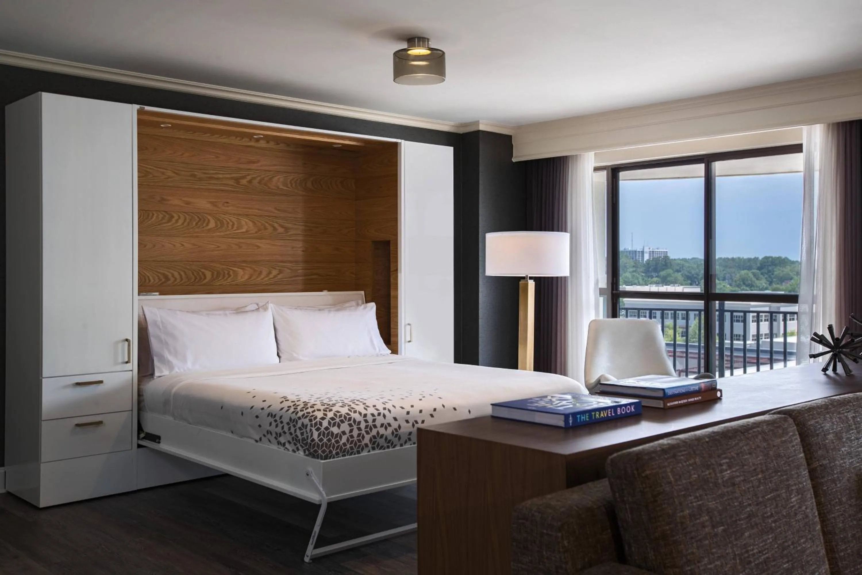 Bedroom, Bed in Renaissance Raleigh North Hills Hotel