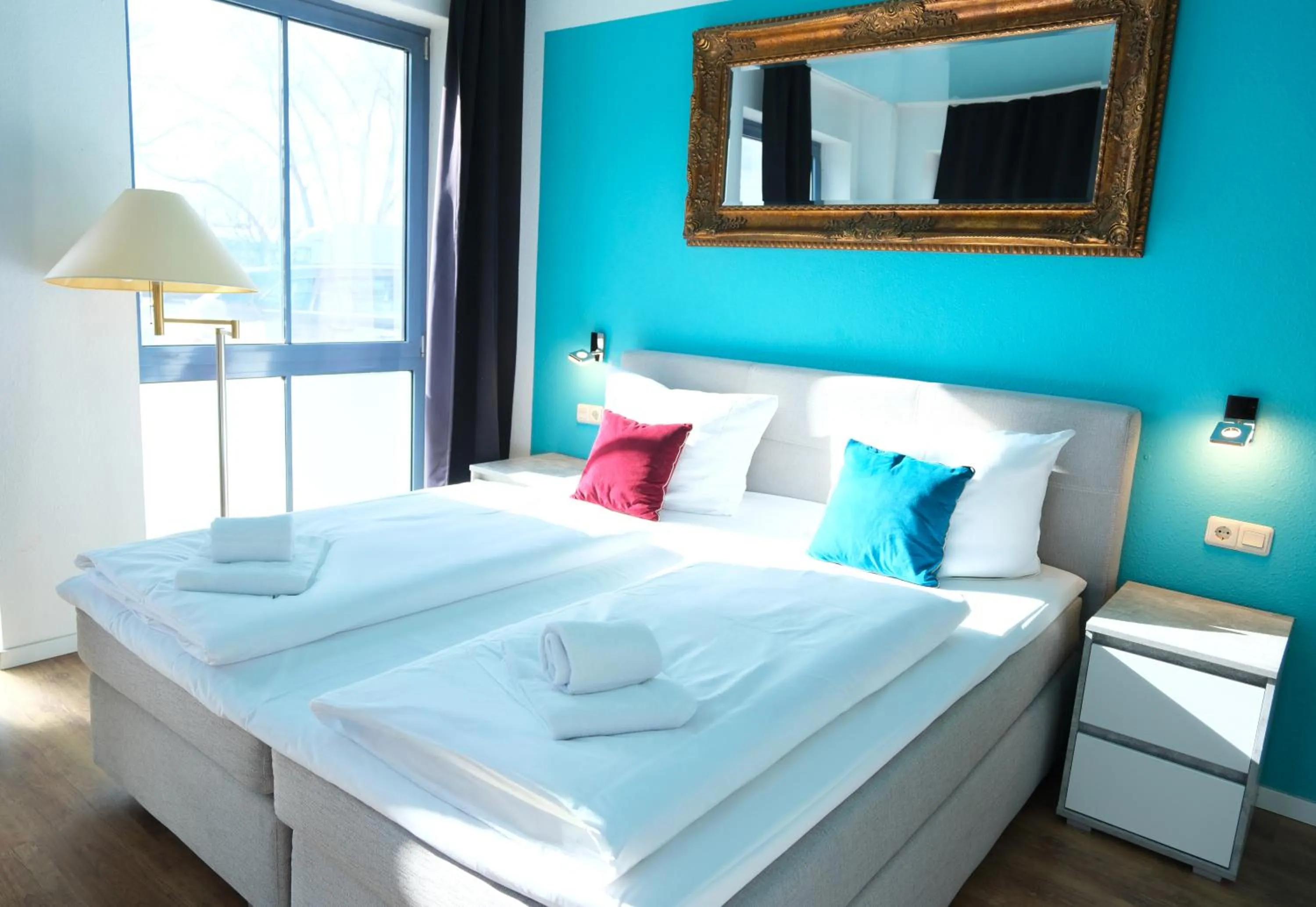 Bed in Stargaze Forum Hotel Düsseldorf-Hilden