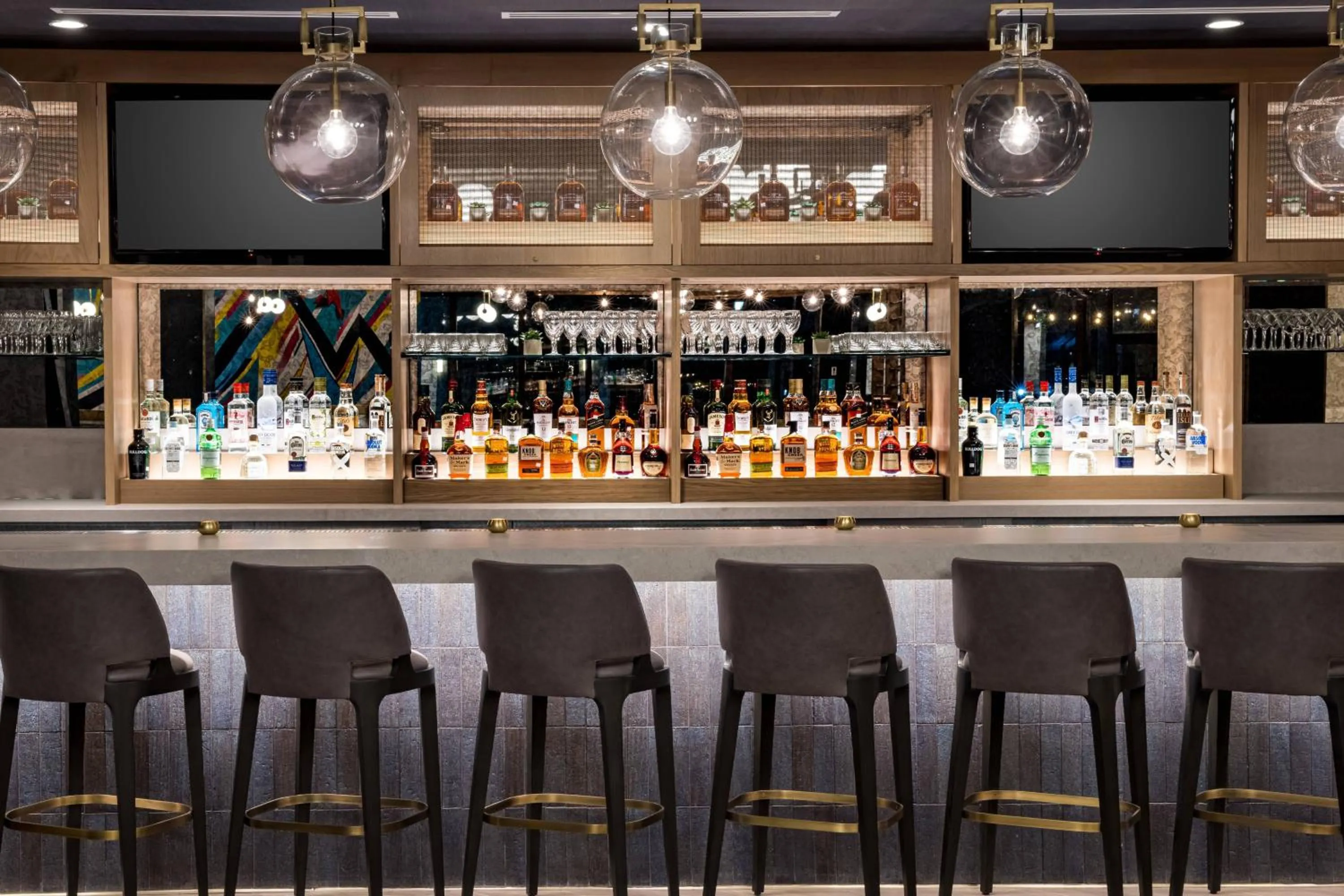 Lounge or bar in Richmond Marriott