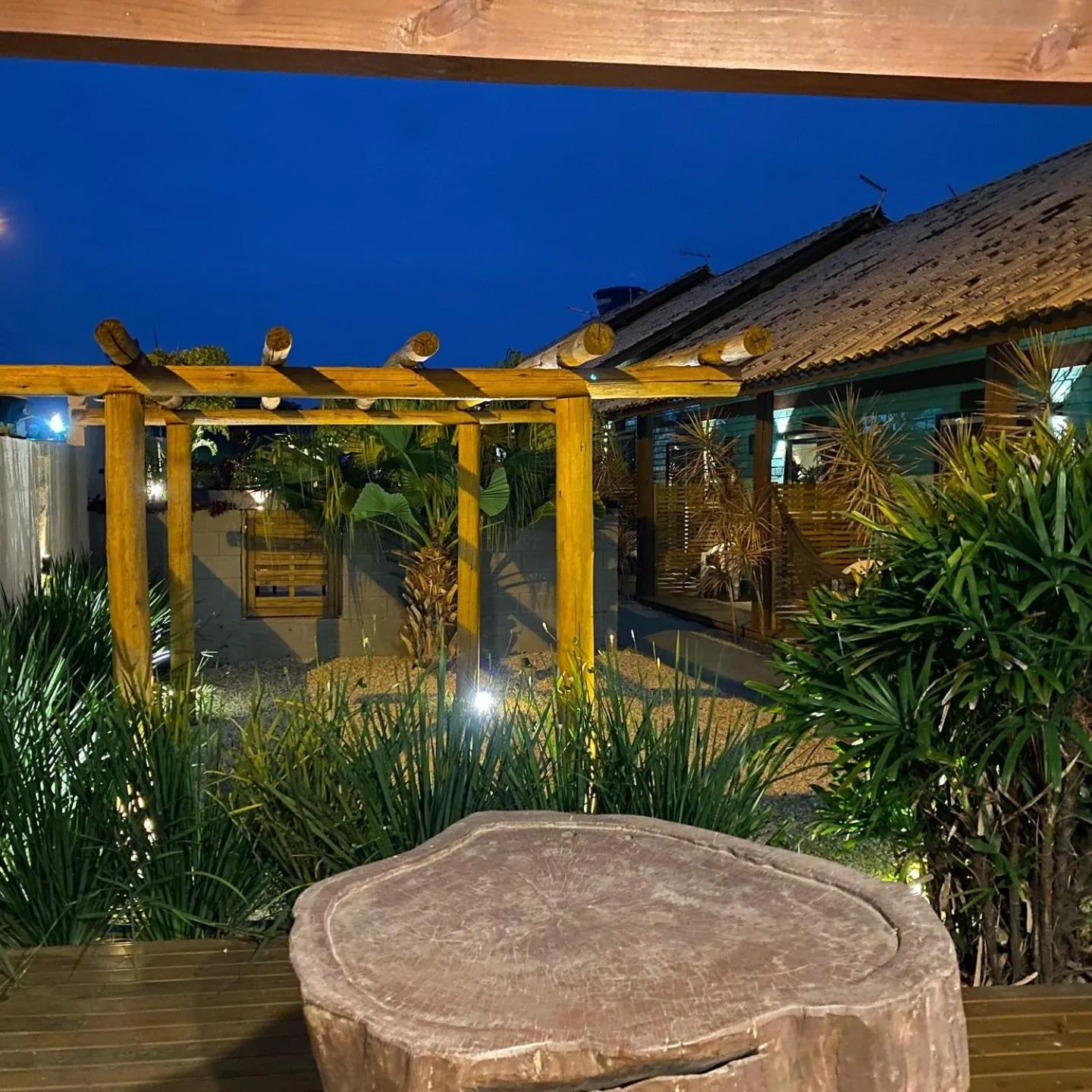 Patio in Pousada Hanalie by - Easy Hotéis