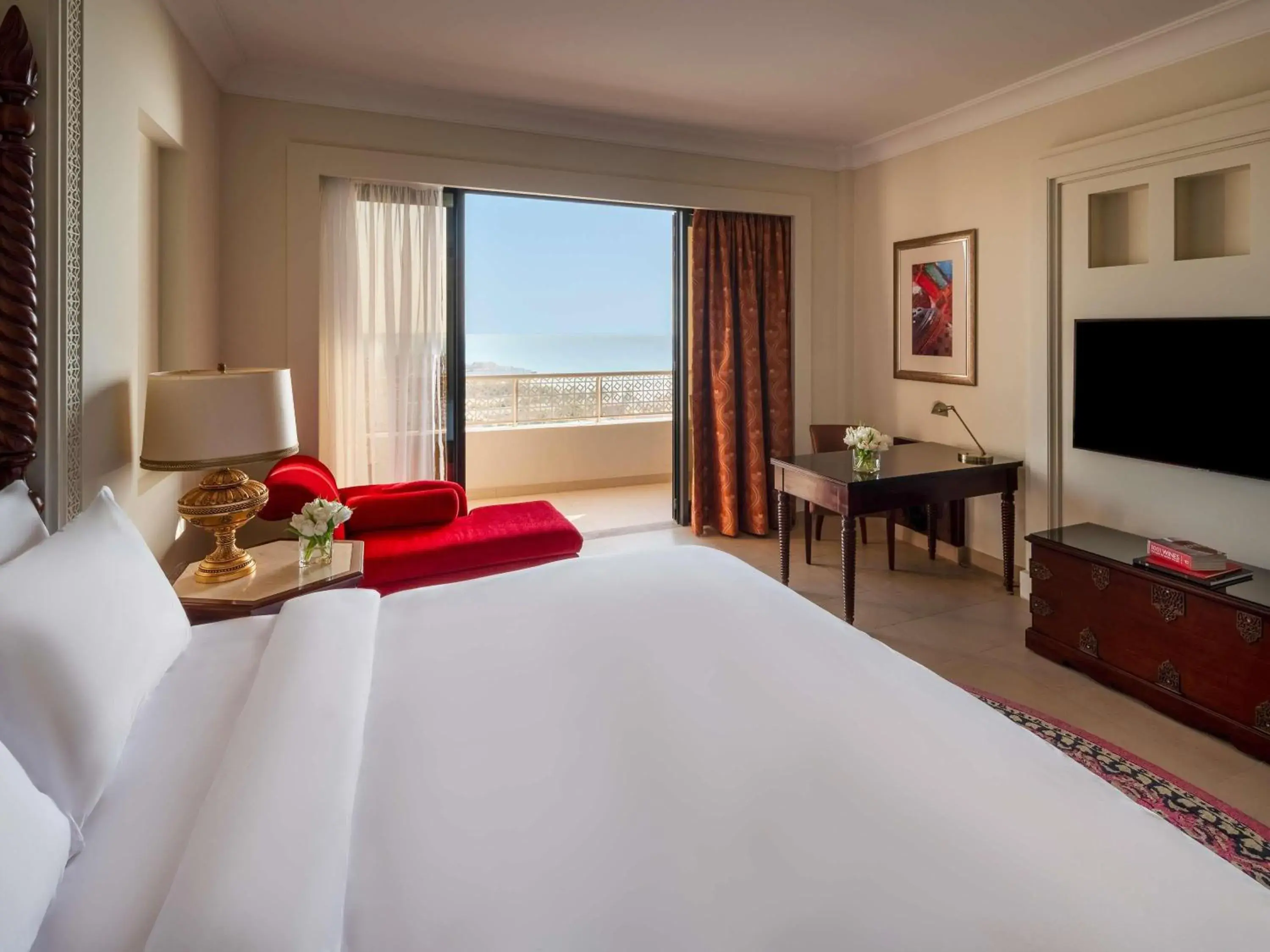 Club King Room with balcony and sea view in Sofitel Bahrain Zallaq Thalassa Sea & Spa Club King Room with balcony and sea view in Sofitel Bahrain Zallaq Thalassa Sea & Spa
