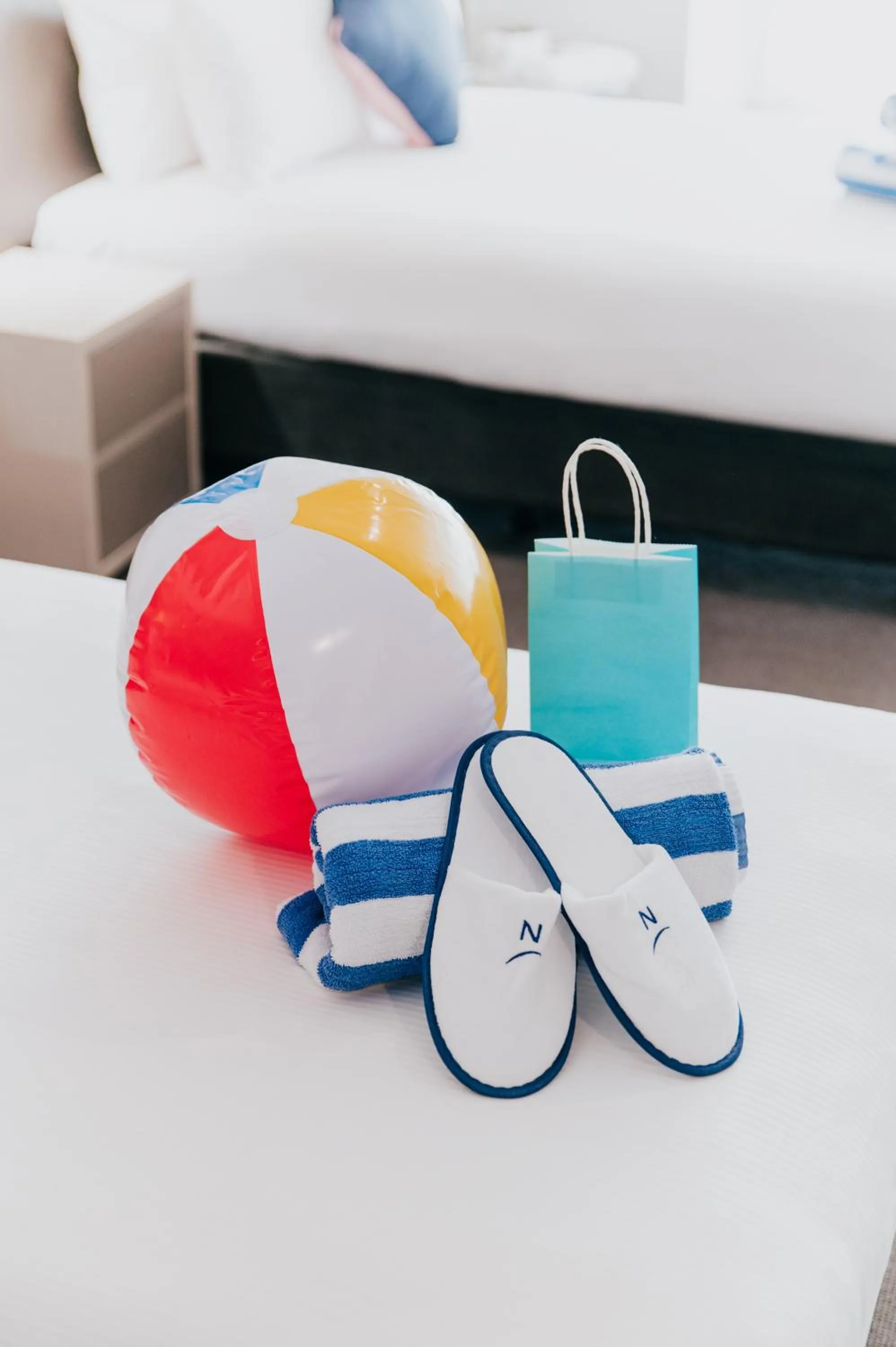 Decorative detail, Bed in Novotel Newcastle Beach