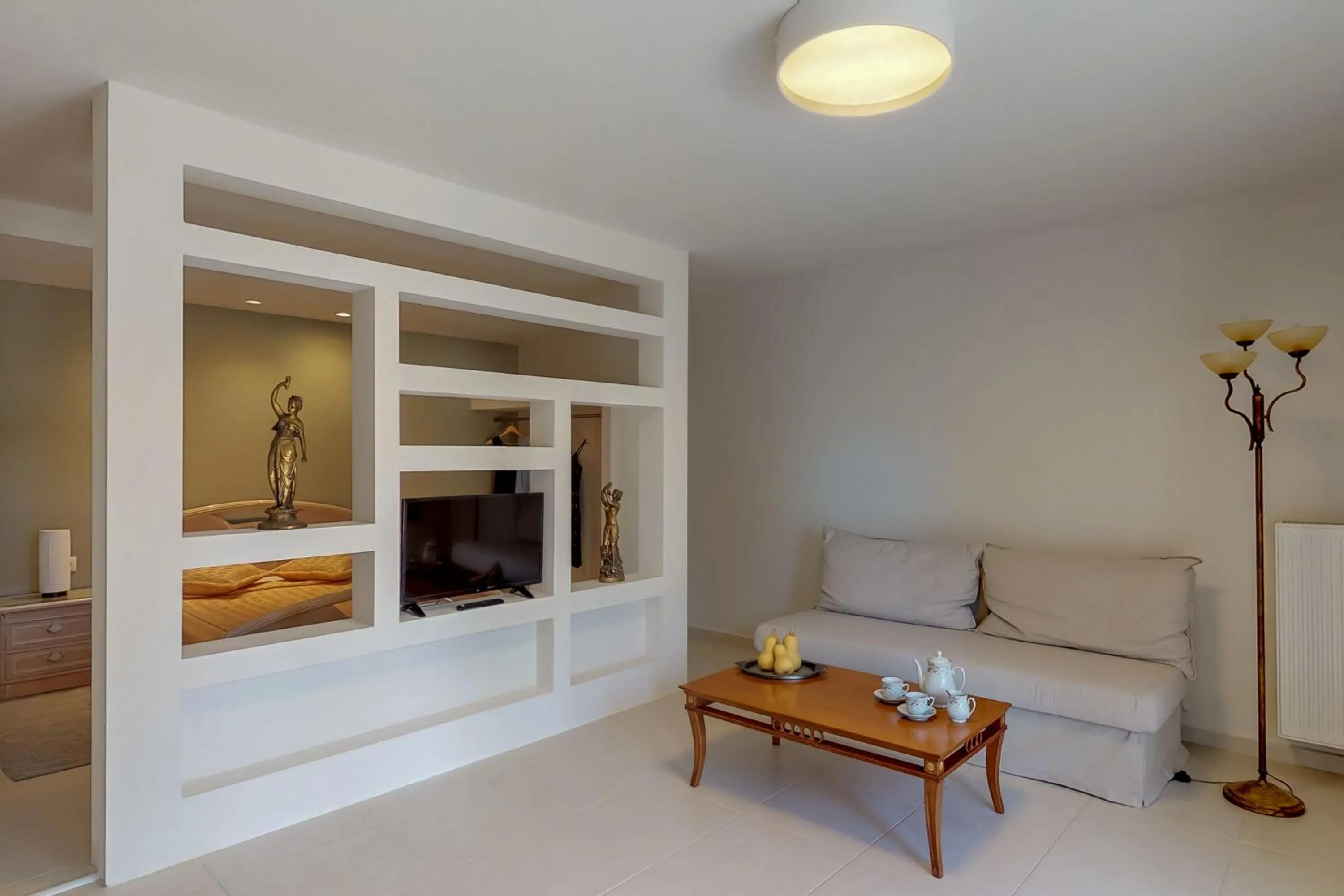 Seating area, Bed in Ocean Villas Complex