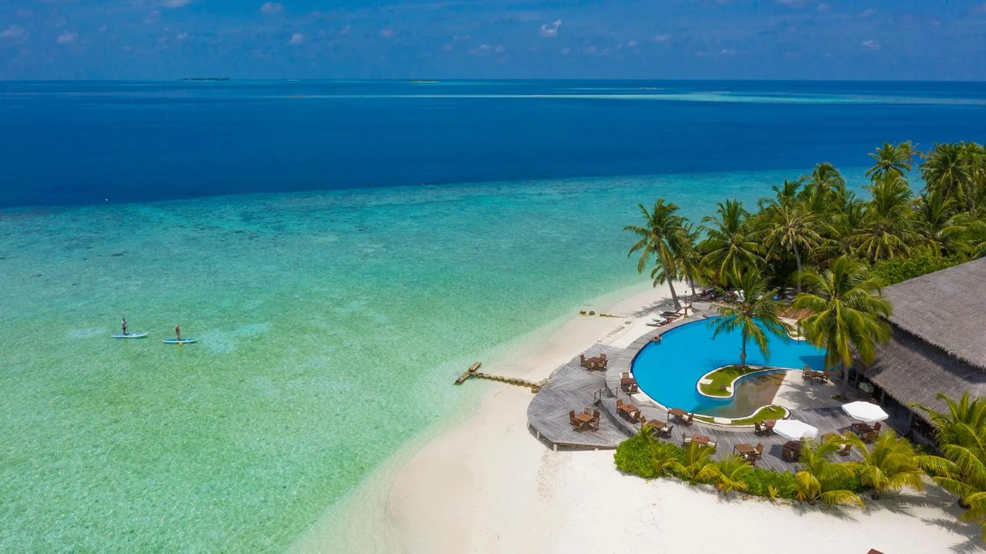 Bird's eye view in Filitheyo Island Resort