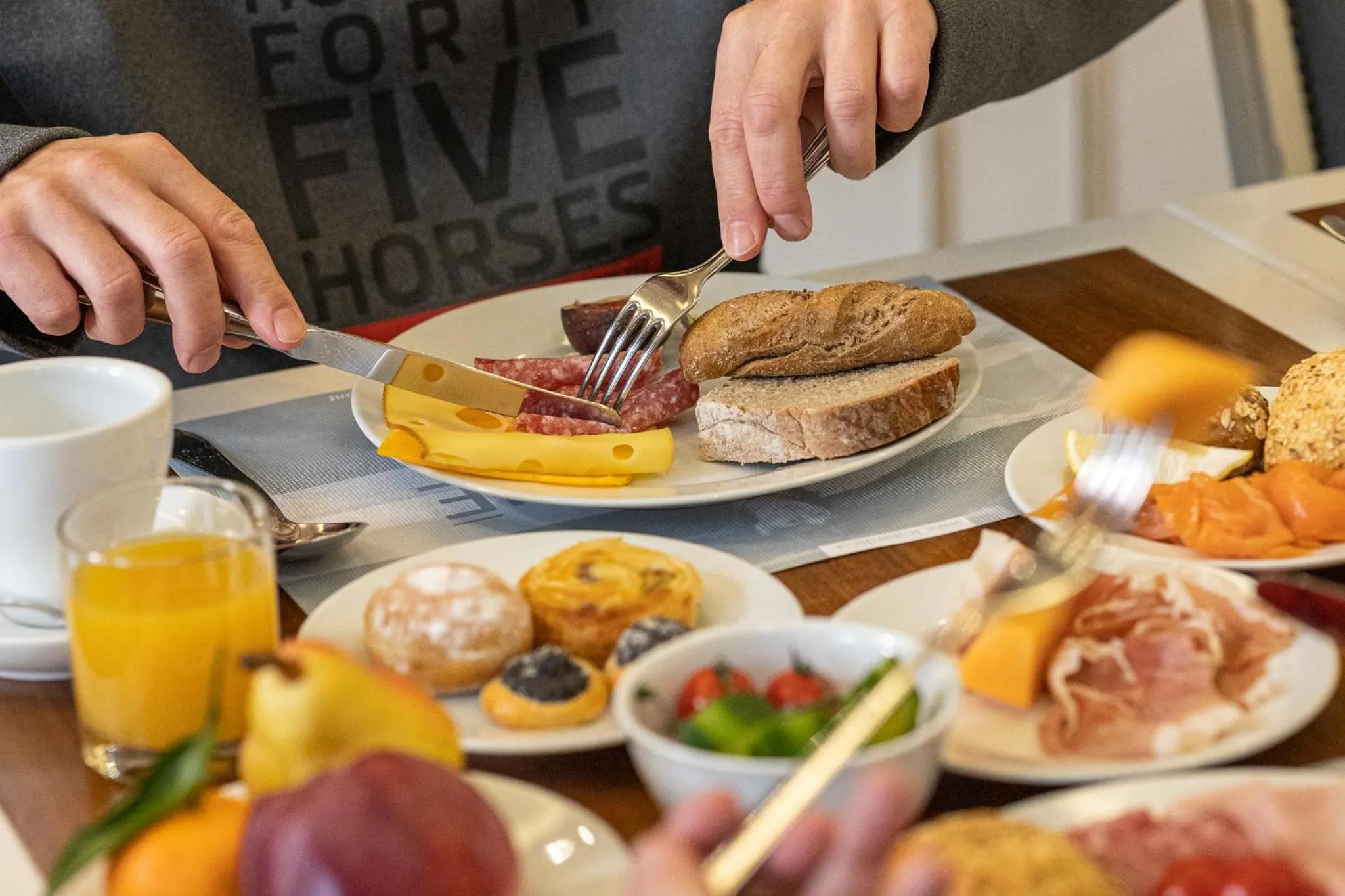 Breakfast in Villa Basileia Riverside
