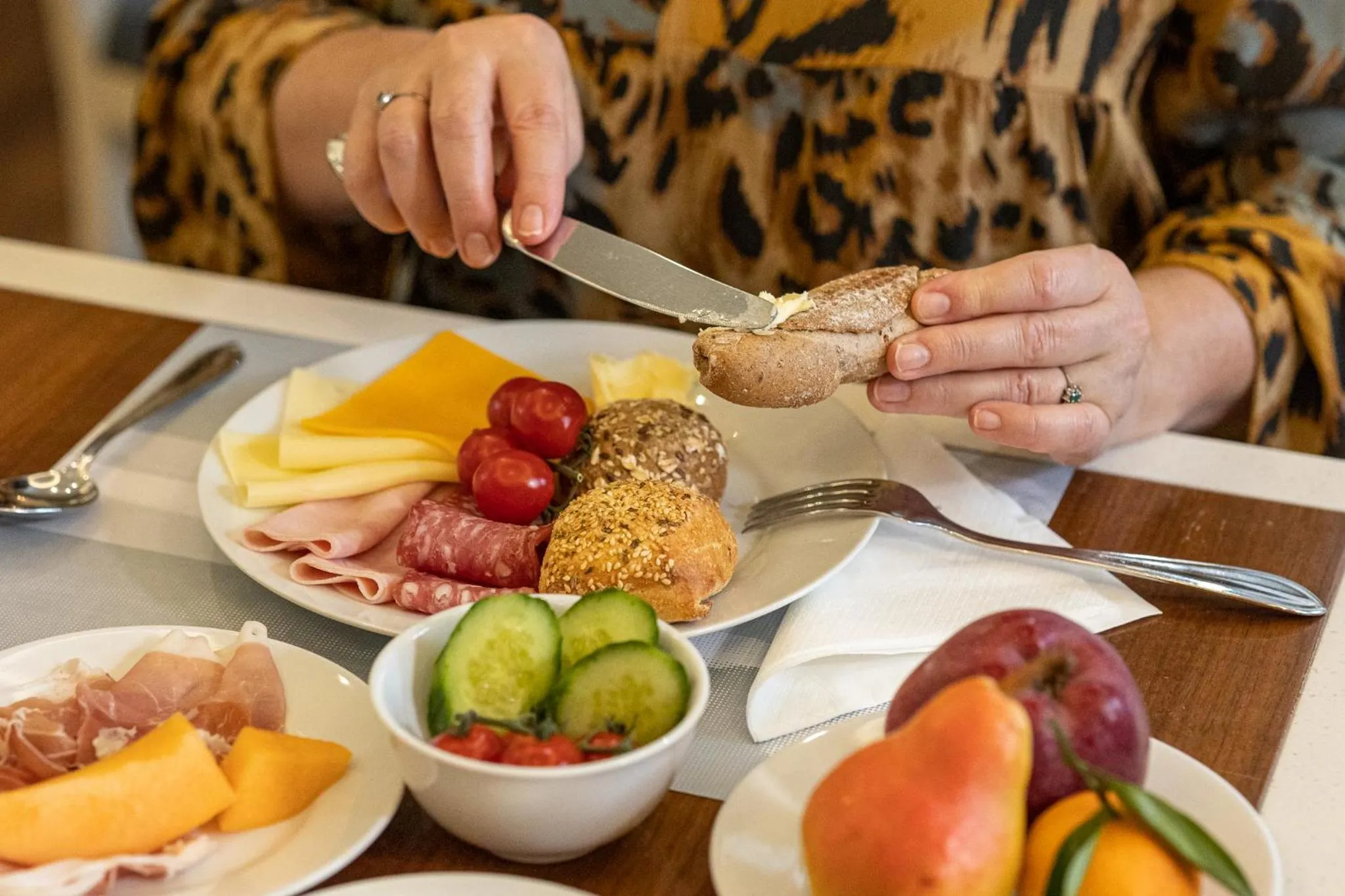 Breakfast in Villa Basileia Riverside