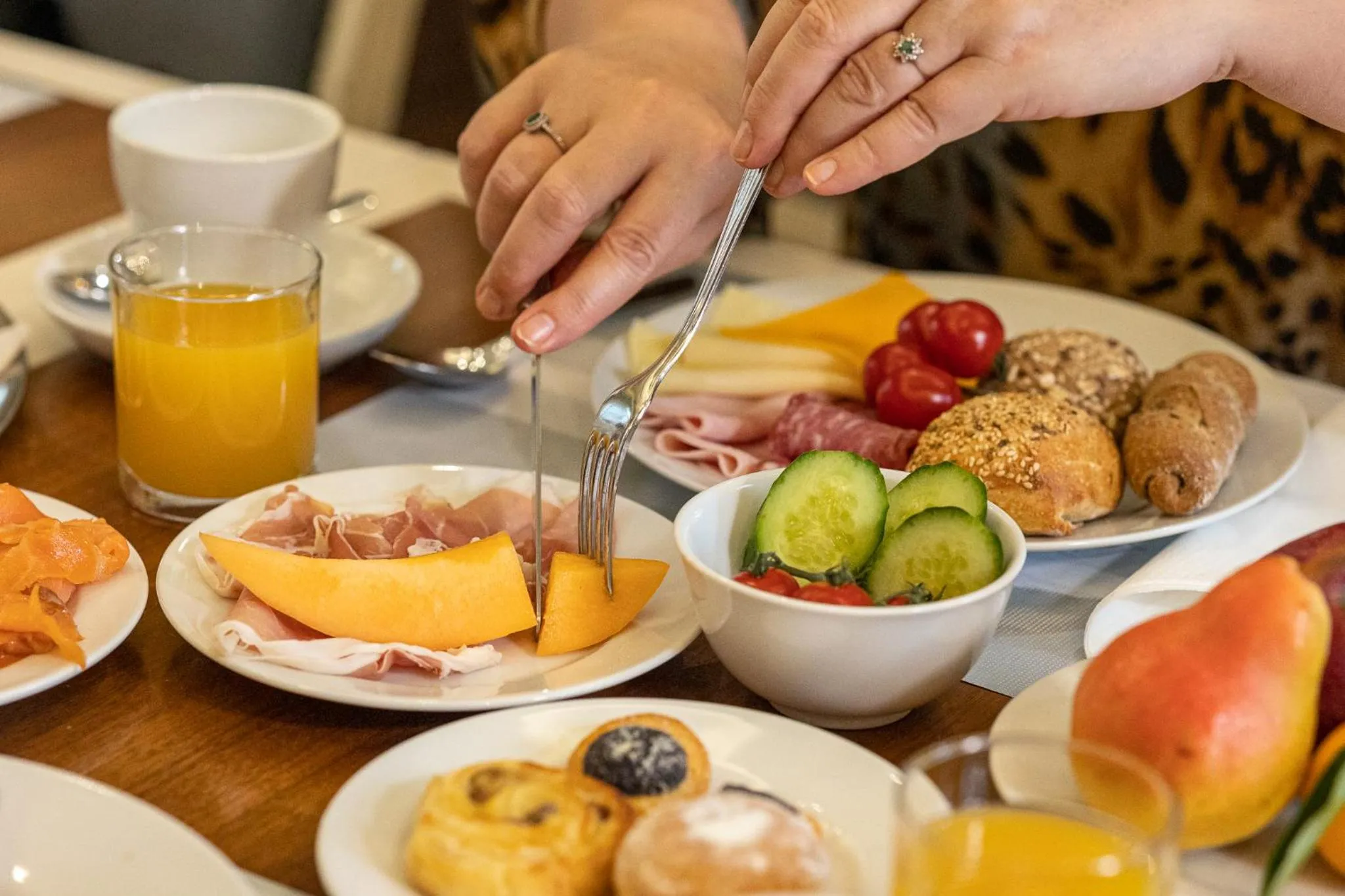 Breakfast in Villa Basileia Riverside