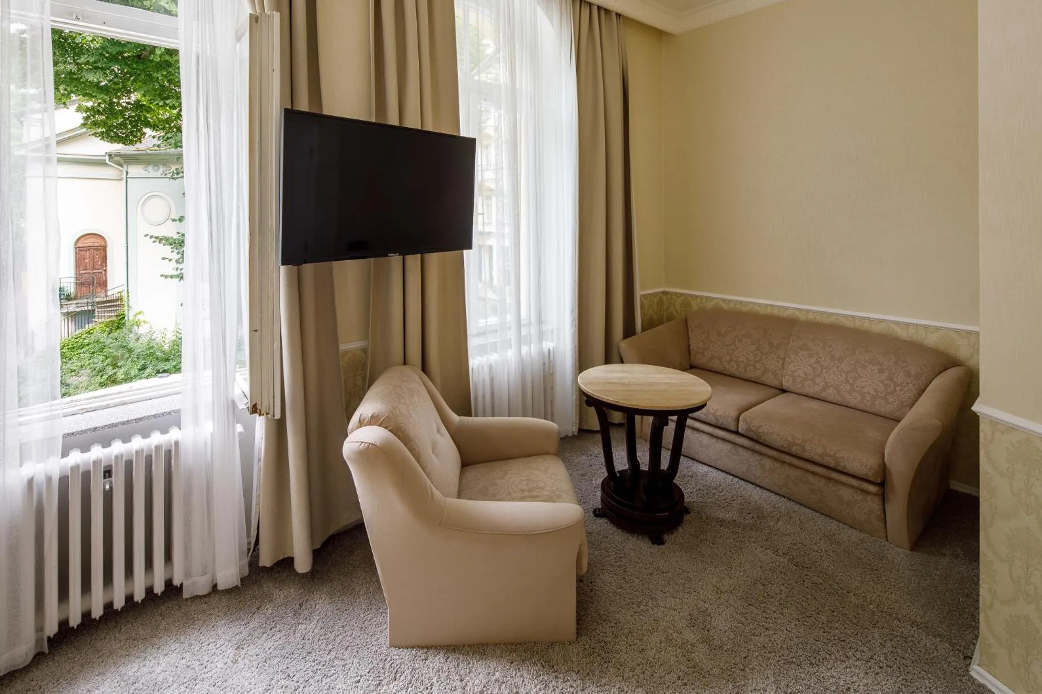 Living room in Villa Basileia Riverside