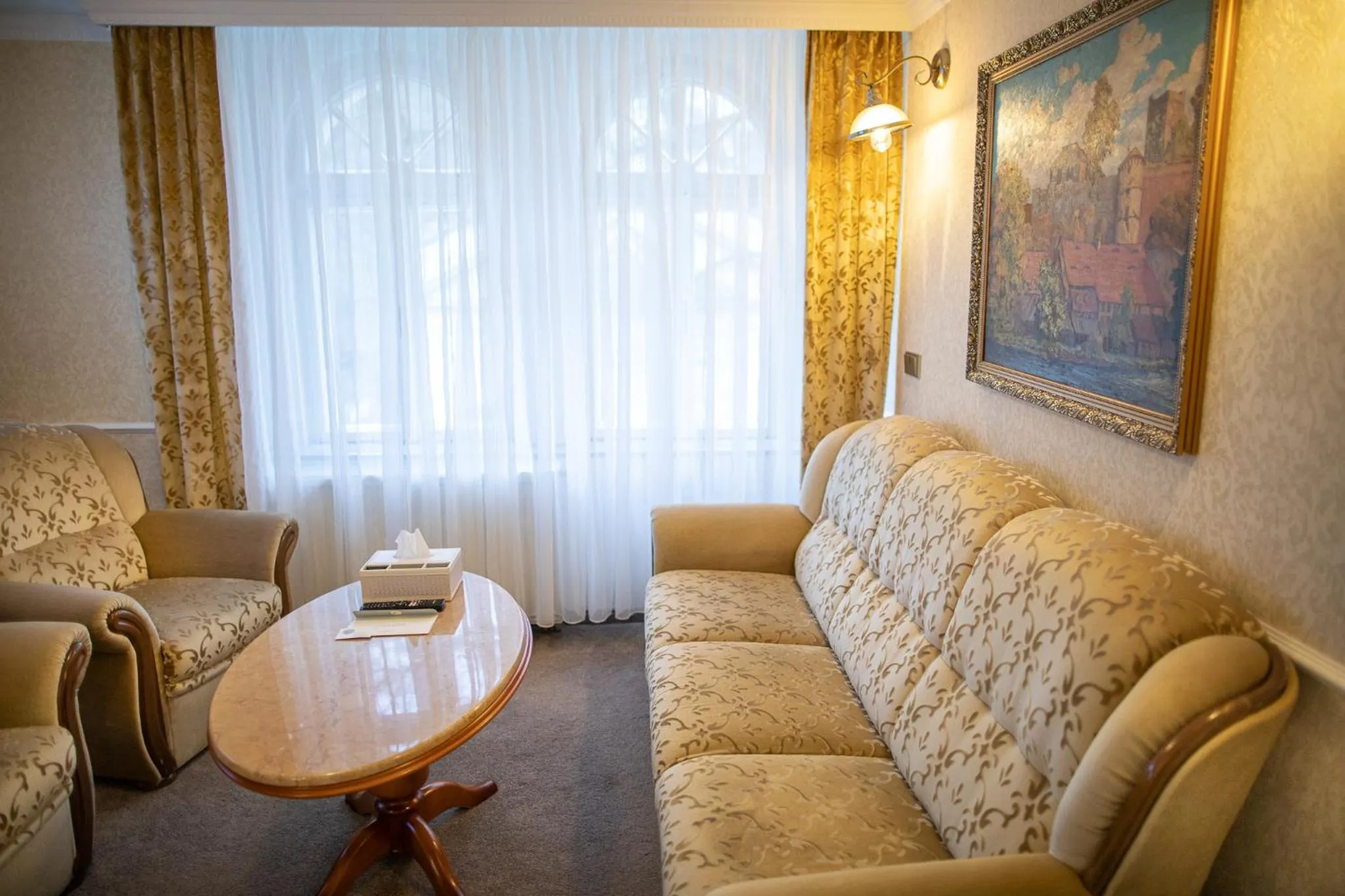 Living room in Villa Basileia Riverside