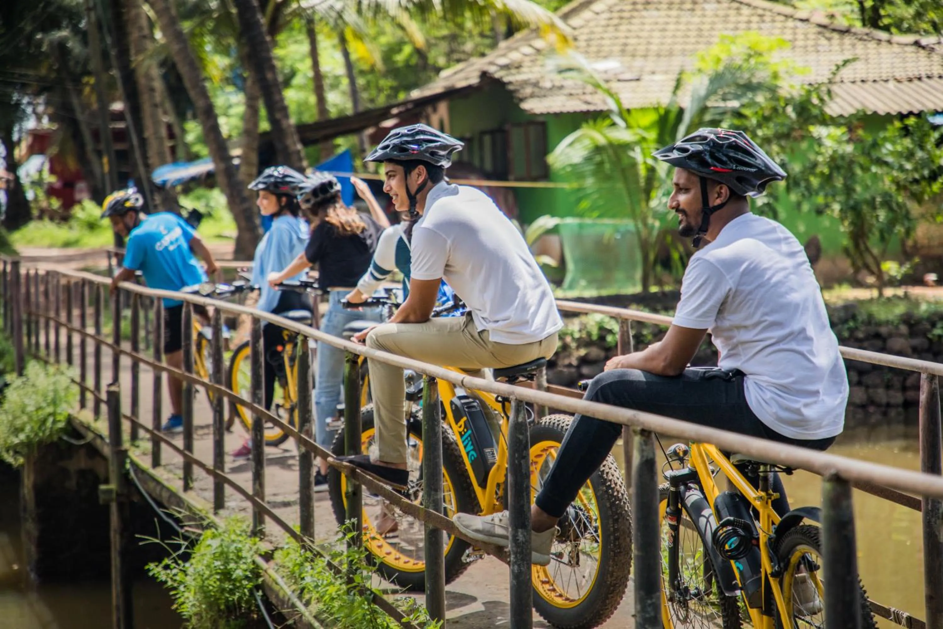 Cycling in Heritage Village Resort & Spa Goa