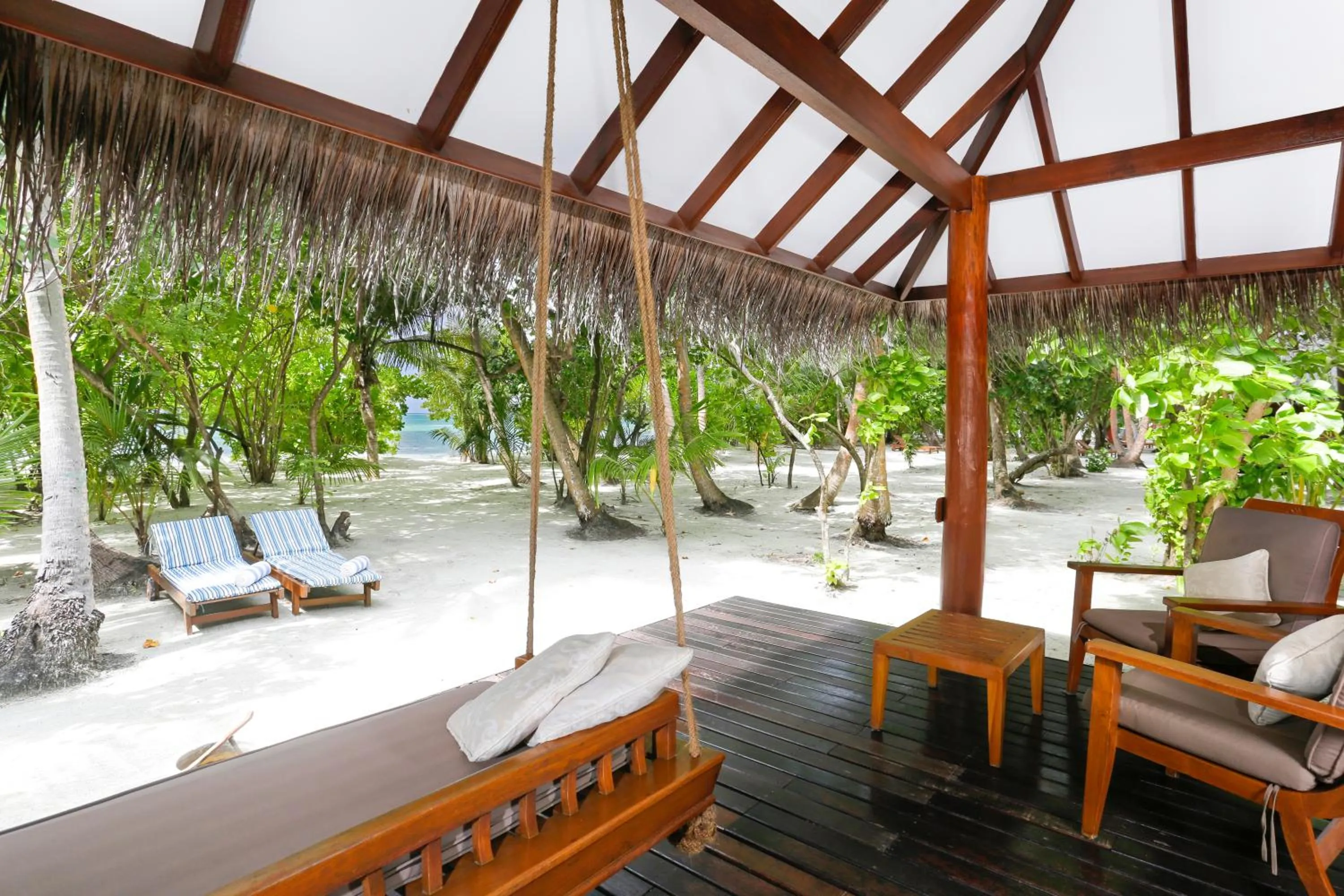 Balcony/Terrace in Medhufushi Island Resort