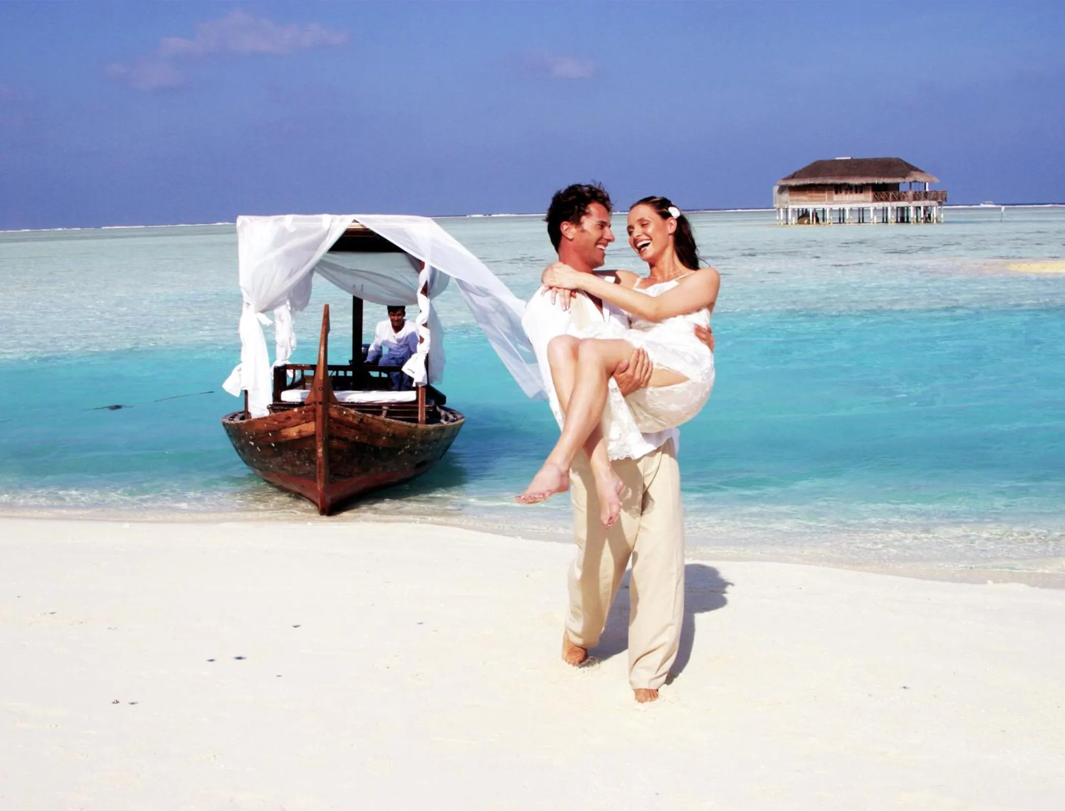 People in Medhufushi Island Resort