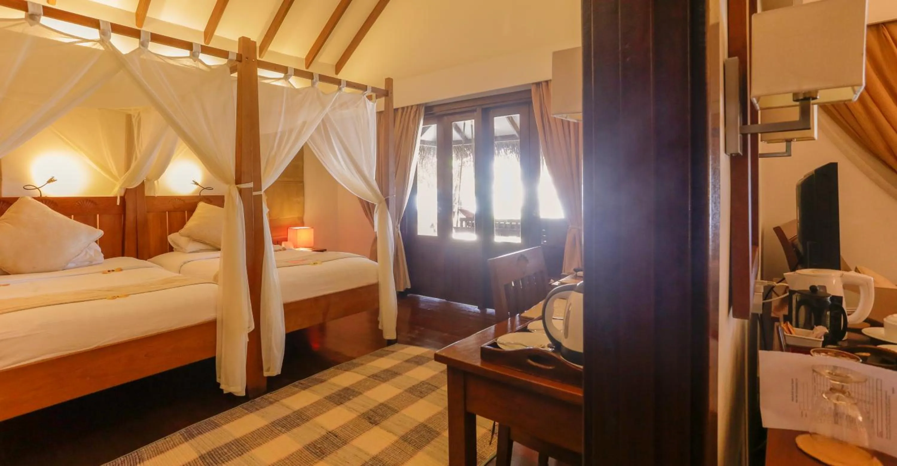 Bedroom, Bed in Medhufushi Island Resort