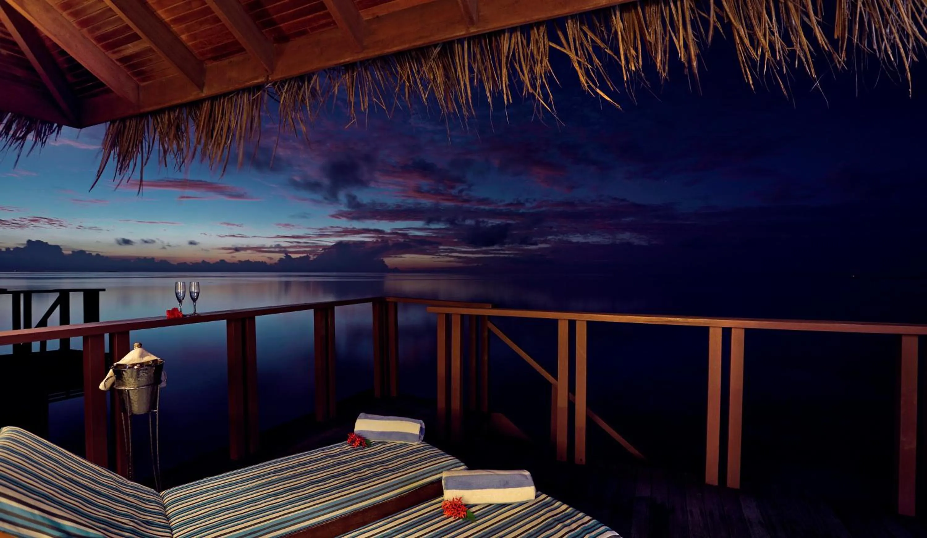 Balcony/Terrace in Medhufushi Island Resort