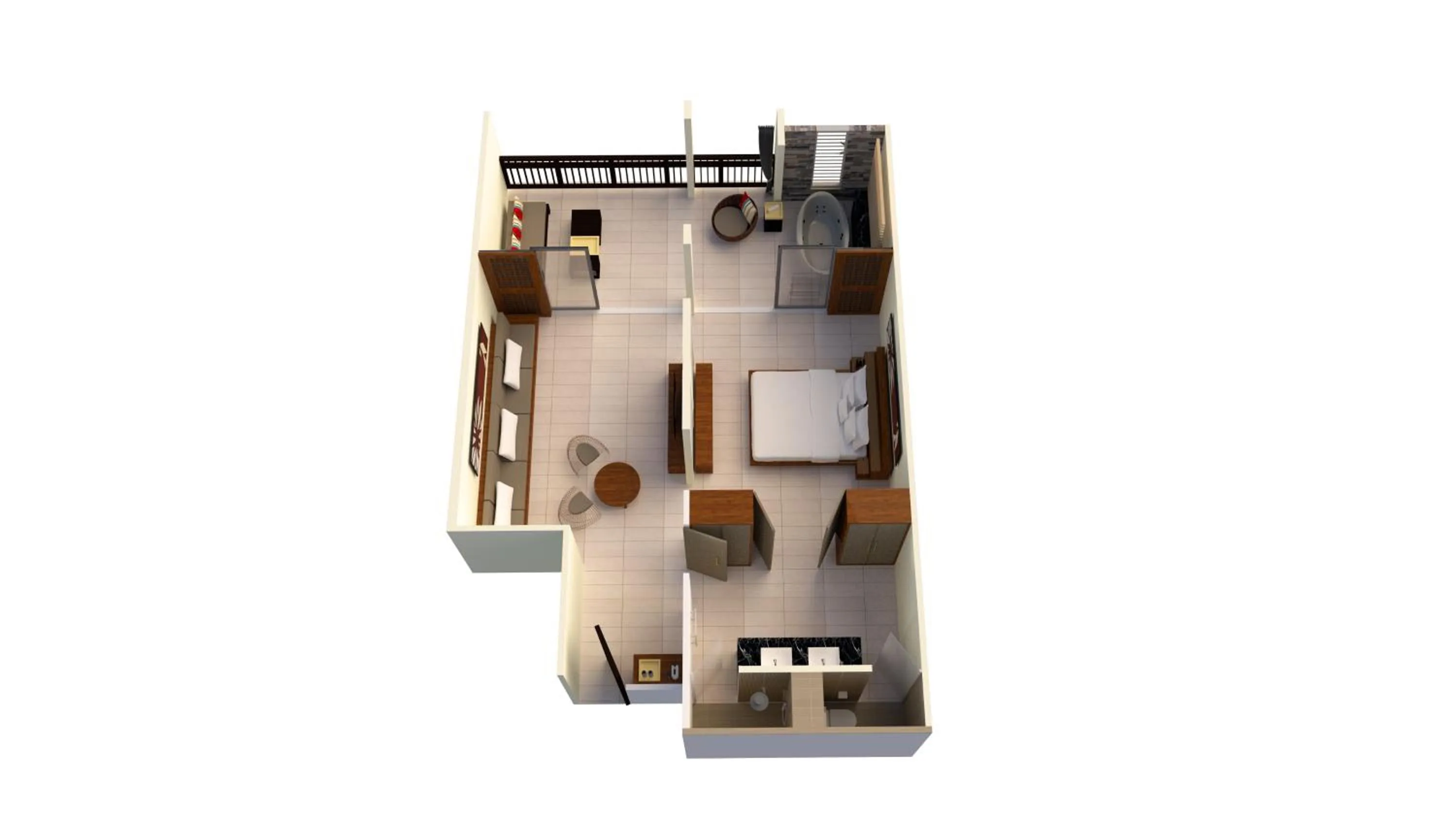 Floor plan in InterContinental Fiji Golf Resort & Spa by IHG