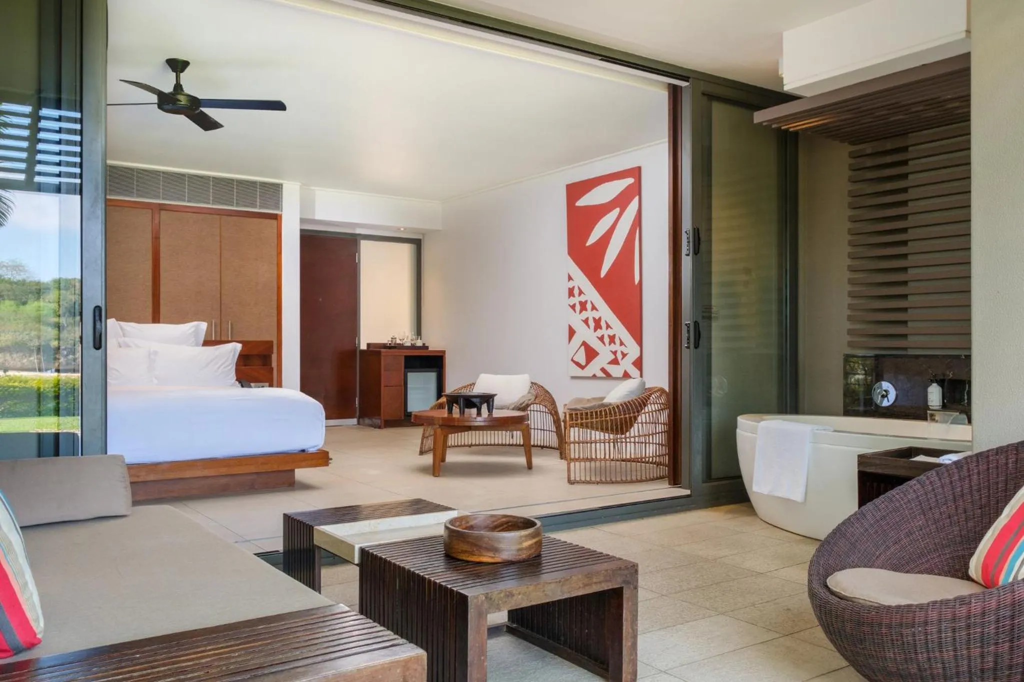Photo of the whole room, Bed in InterContinental Fiji Golf Resort & Spa by IHG