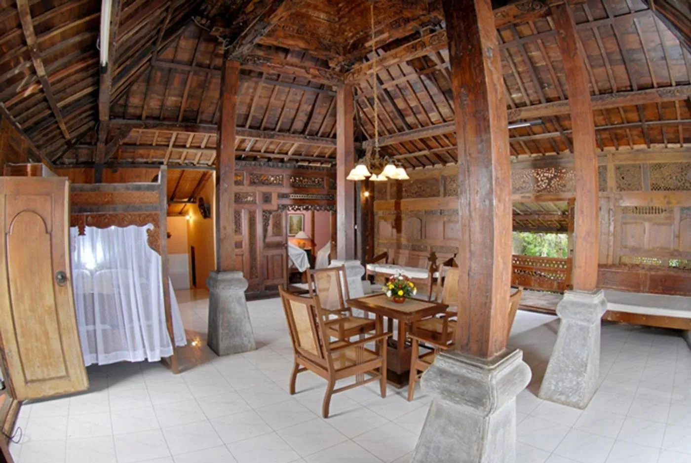 Living room in Hills Joglo Villa