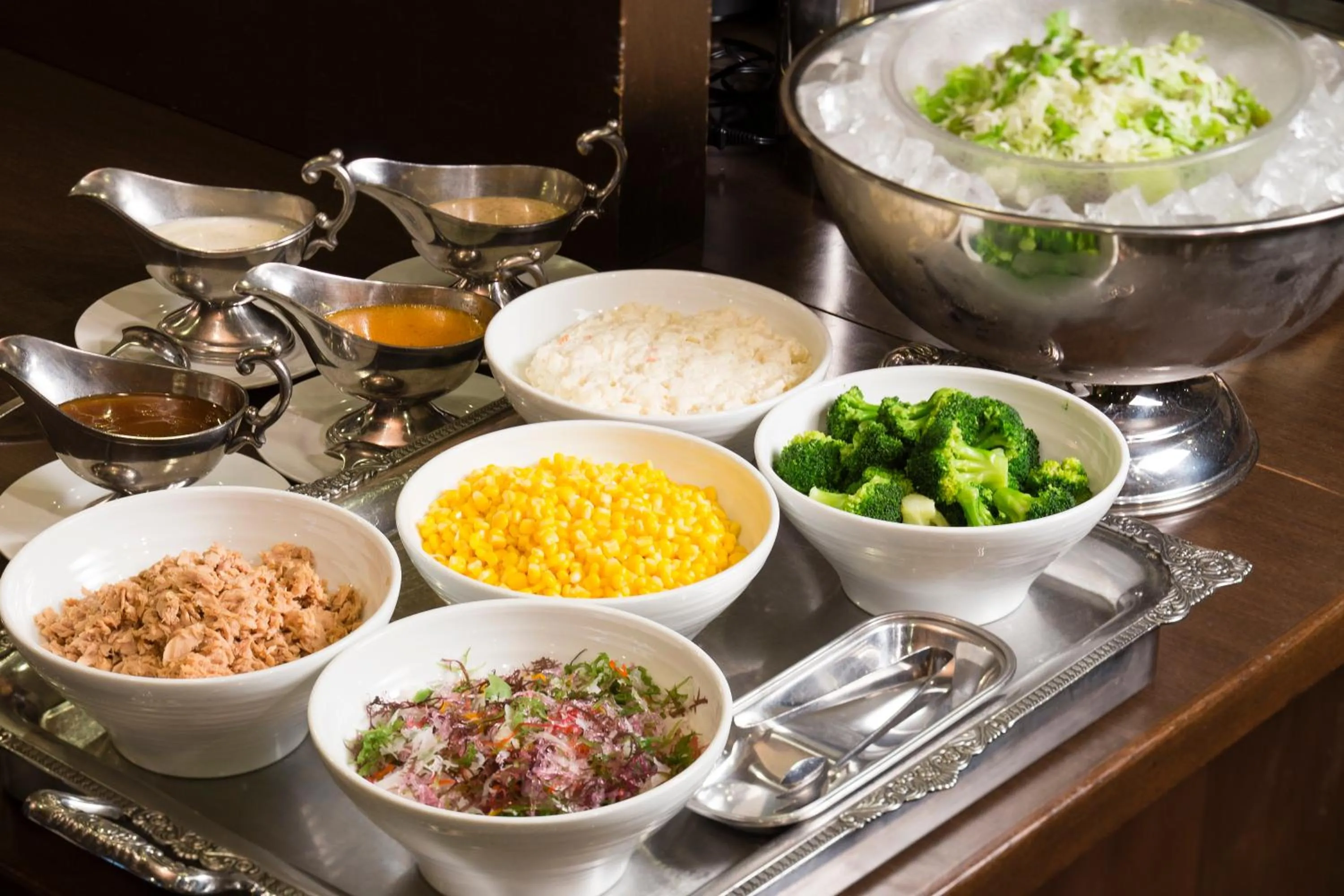 Buffet breakfast in Ark Hotel Osaka Shinsaibashi -ROUTE INN HOTELS-