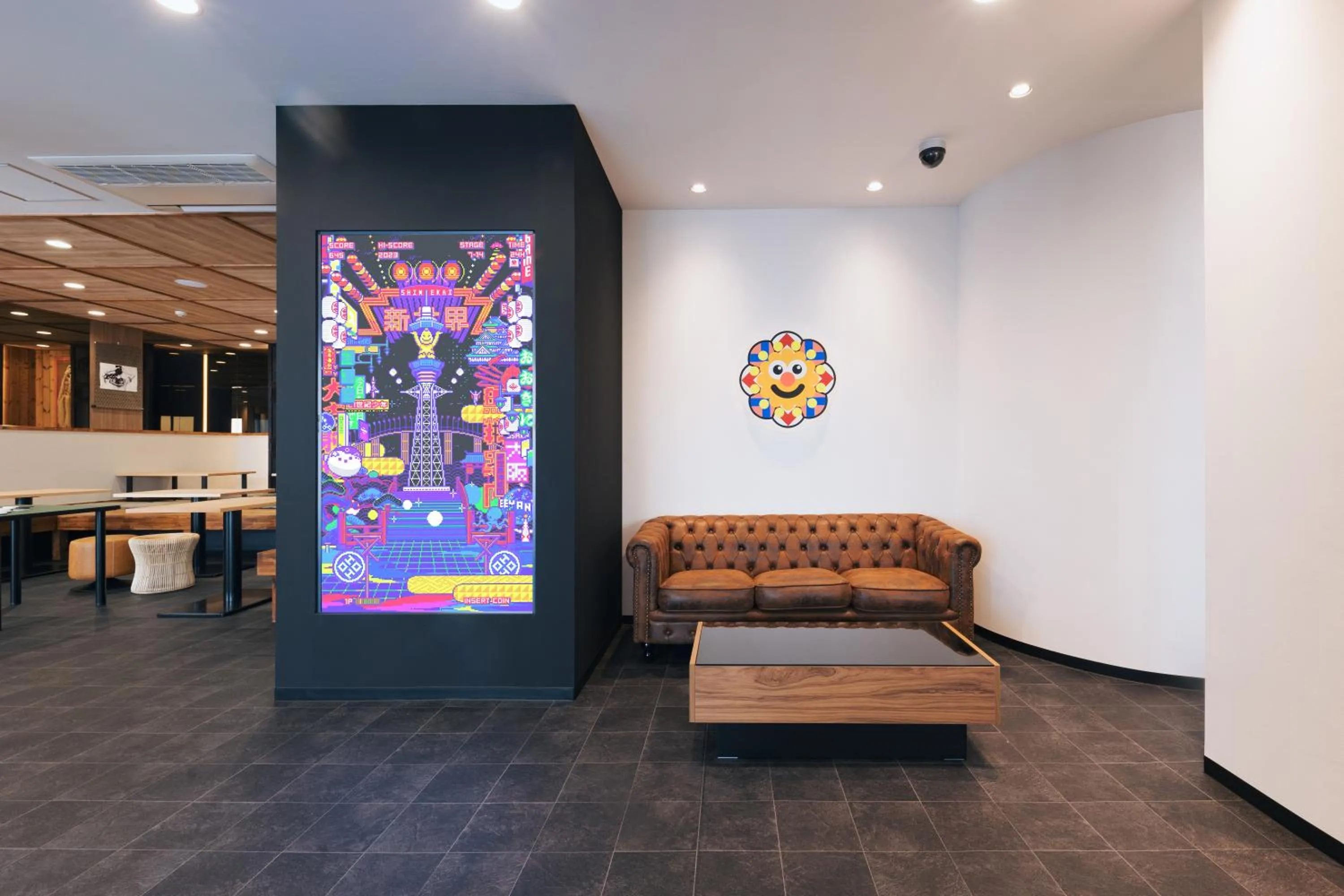 Decorative detail in OKINI HOTEL namba