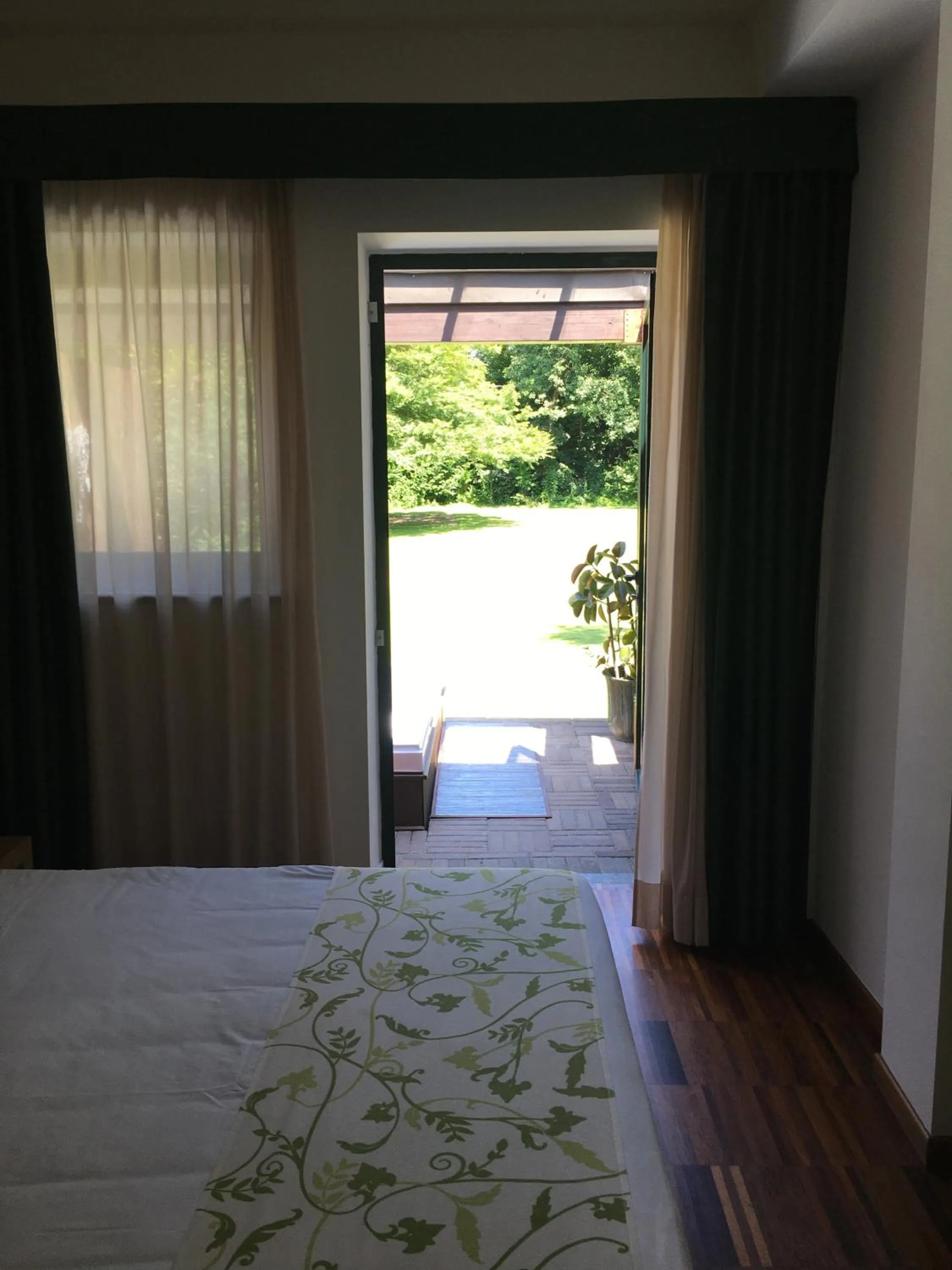 Bed in Cascina Scova Resort