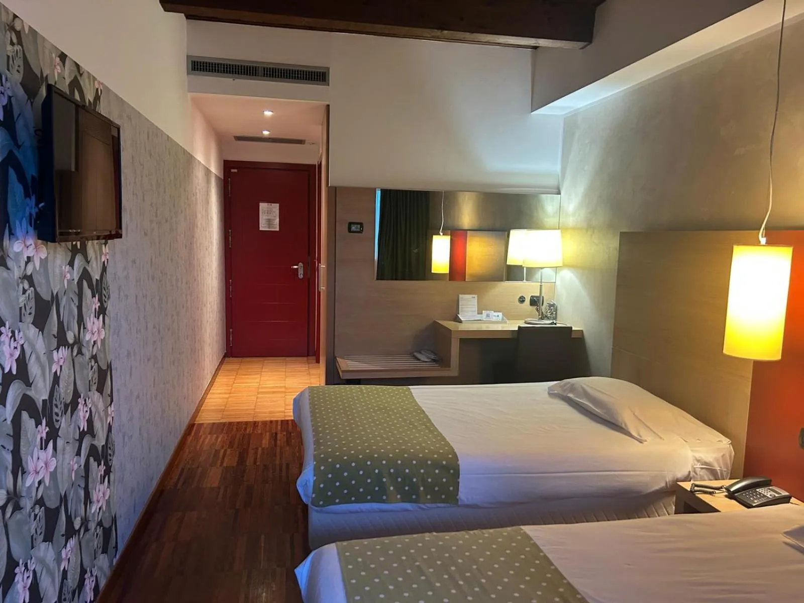 Bed in Cascina Scova Resort