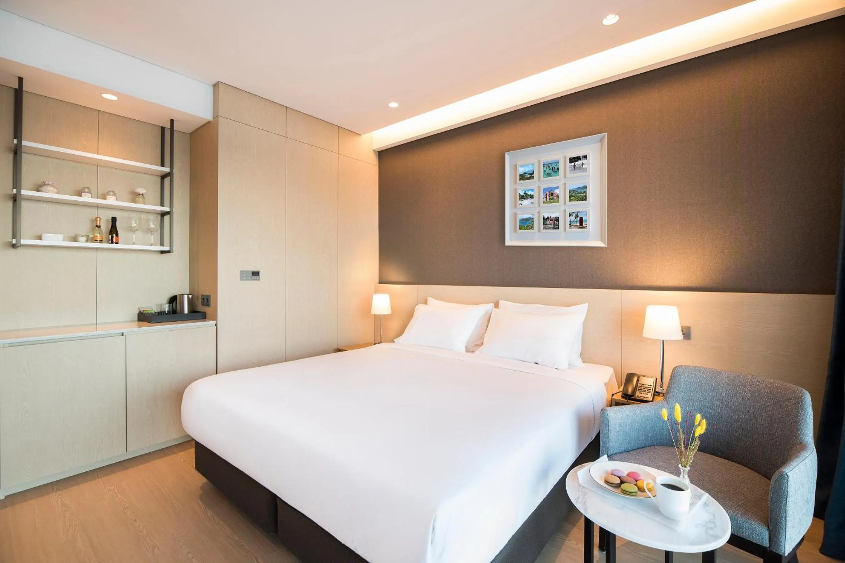 Decorative detail, Bed in St. John's Hotel