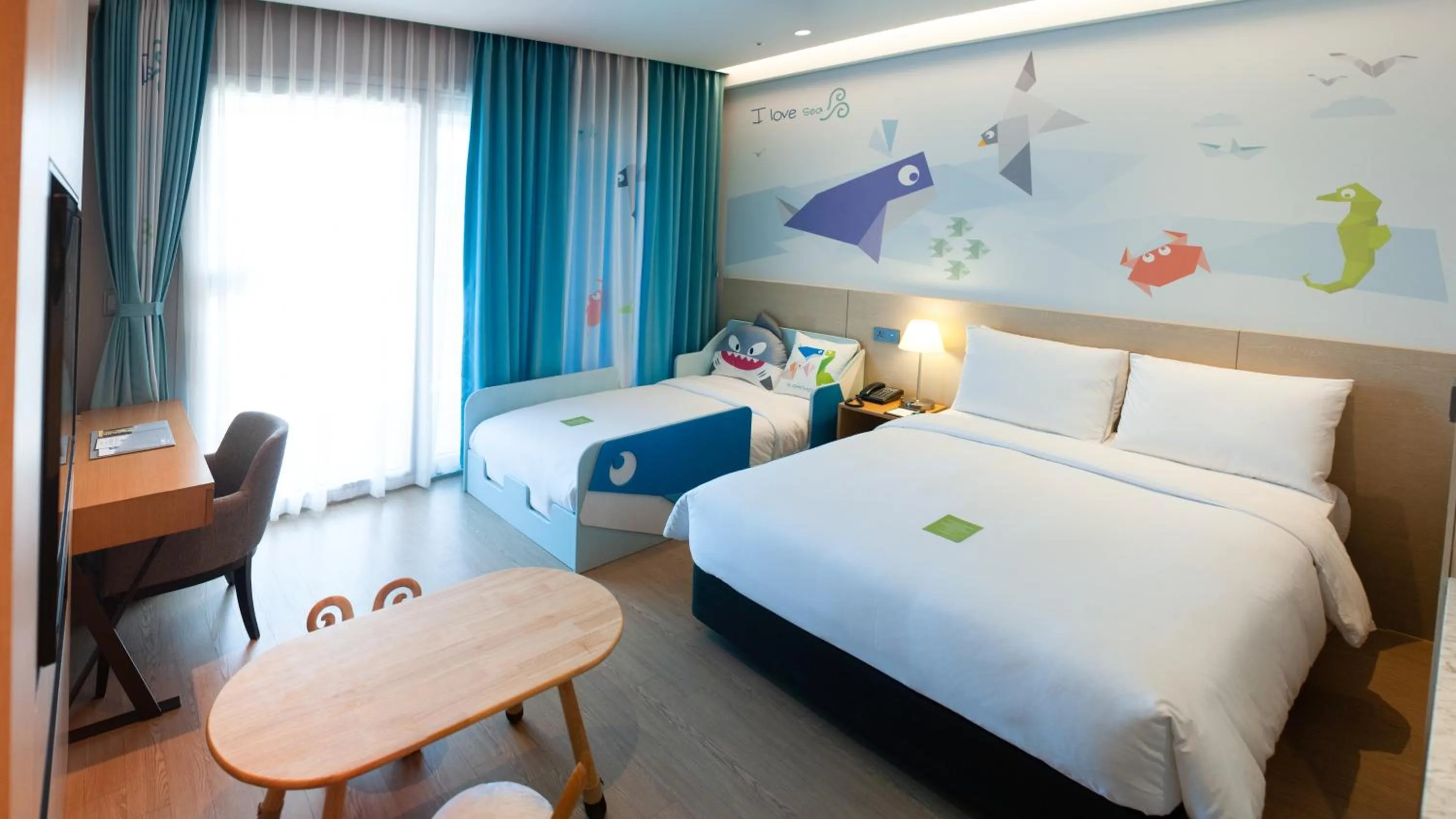 Decorative detail, Bed in St. John's Hotel