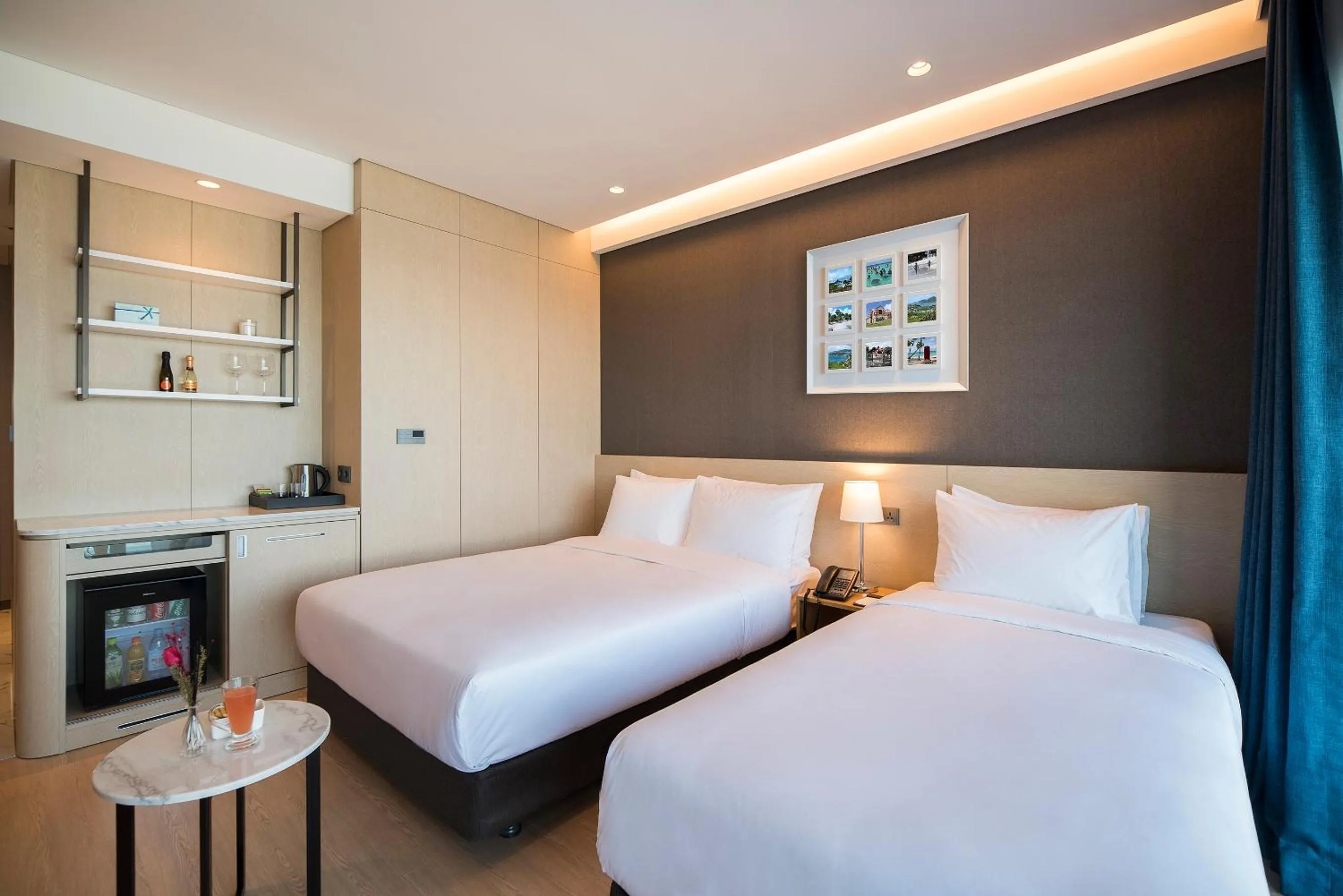 Decorative detail, Bed in St. John's Hotel