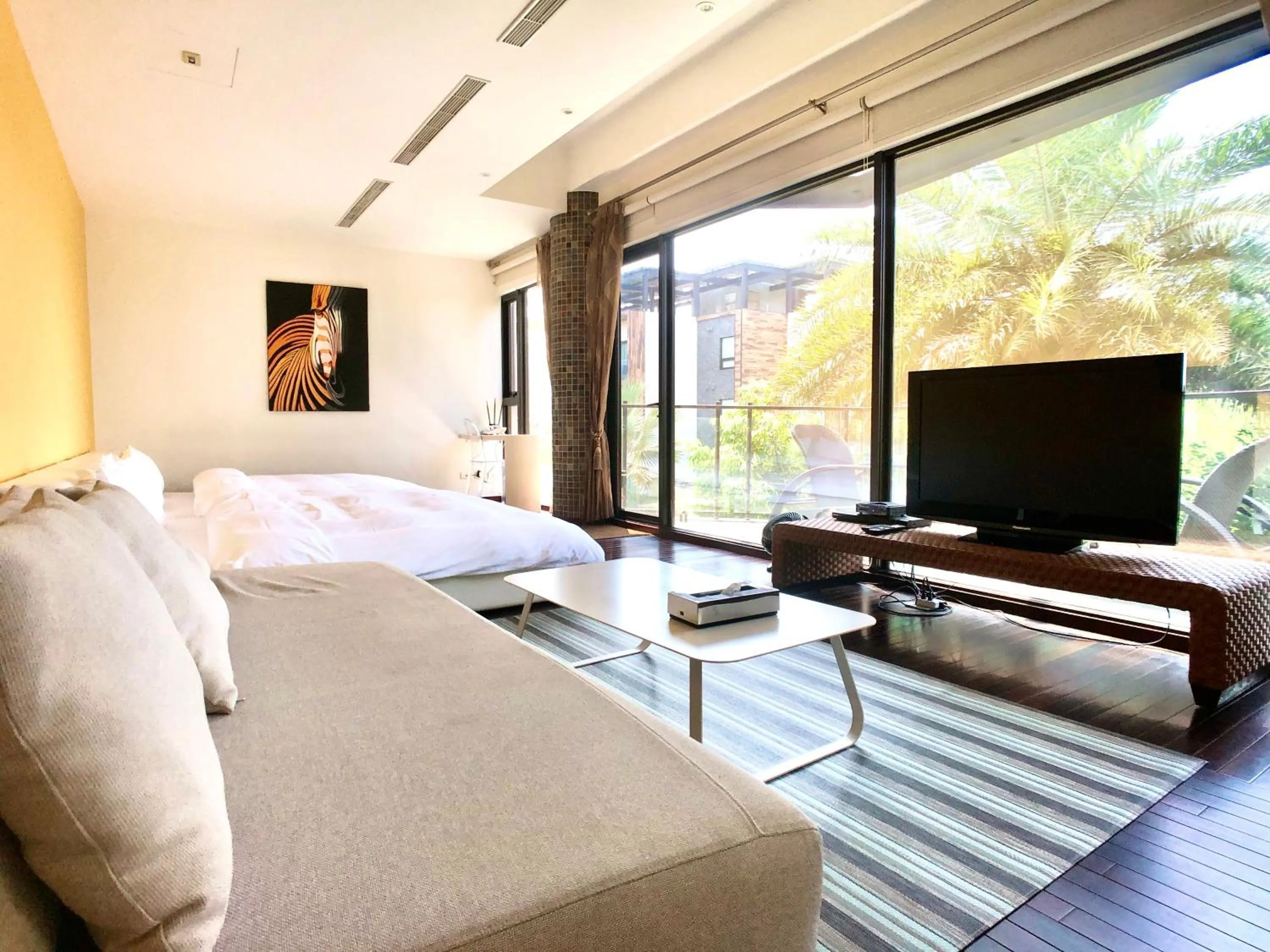 Bed in Aqua Star Villa Homestay