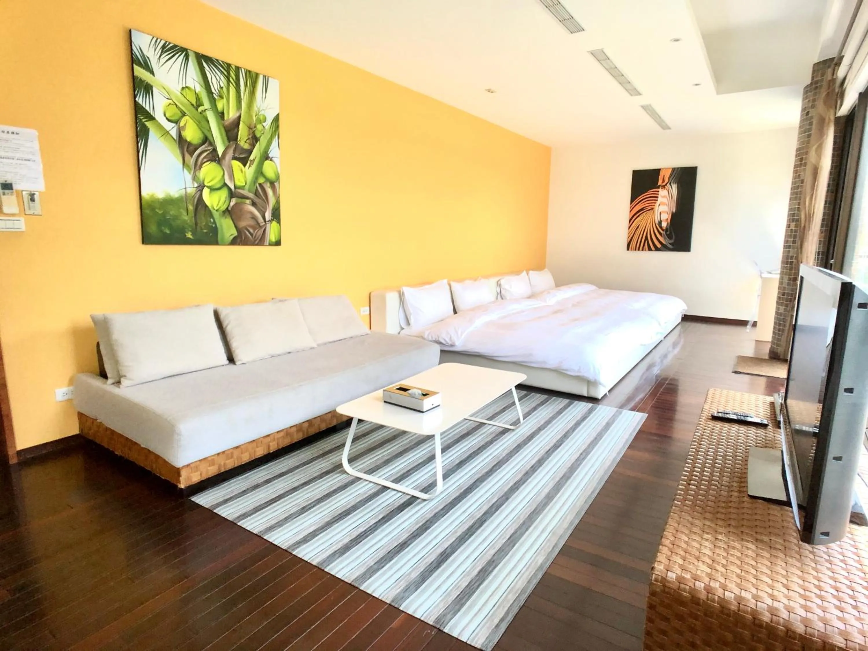 Bed in Aqua Star Villa Homestay