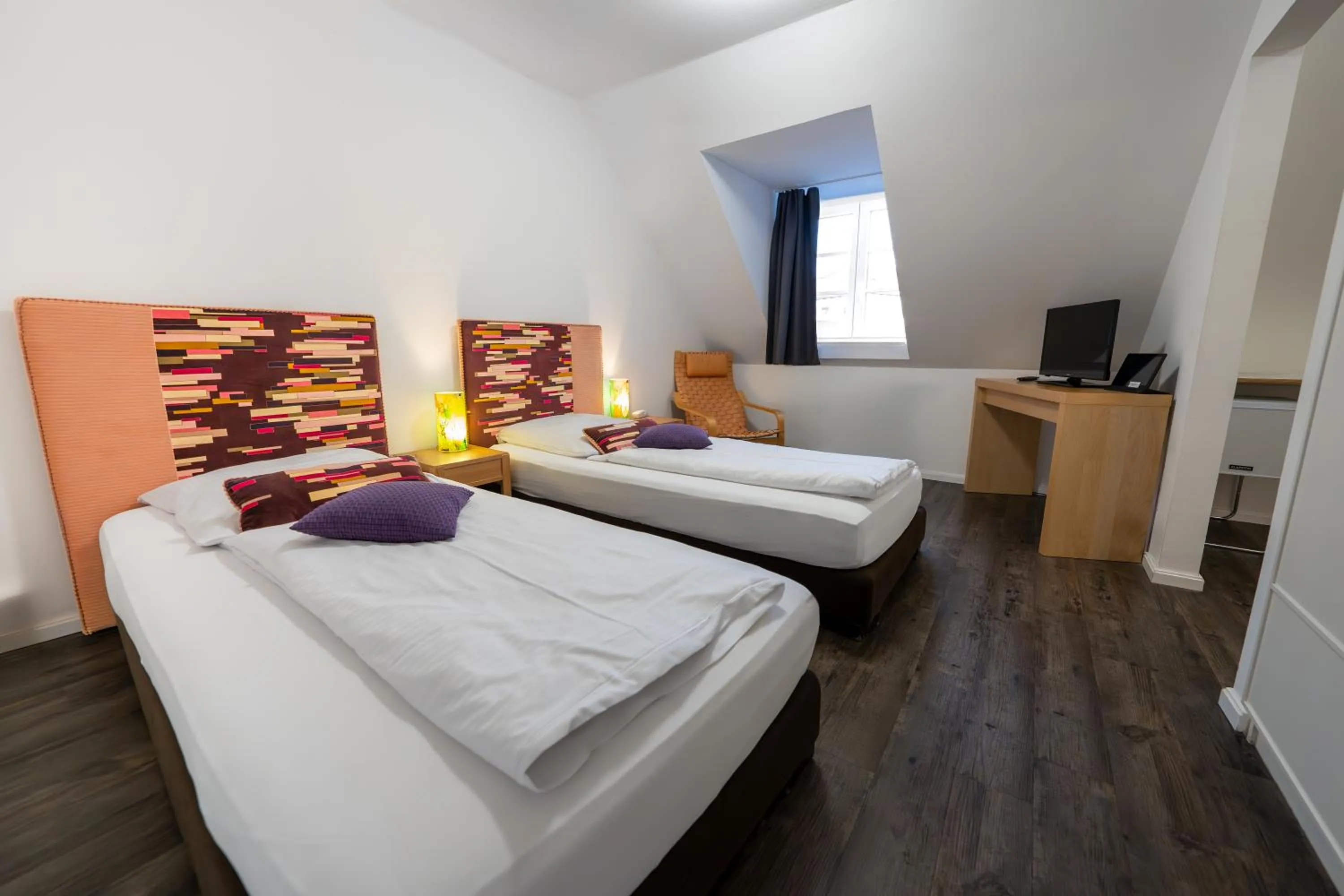 Photo of the whole room, Bed in Hotel Bergbauer mit Late-Self-Check-IN