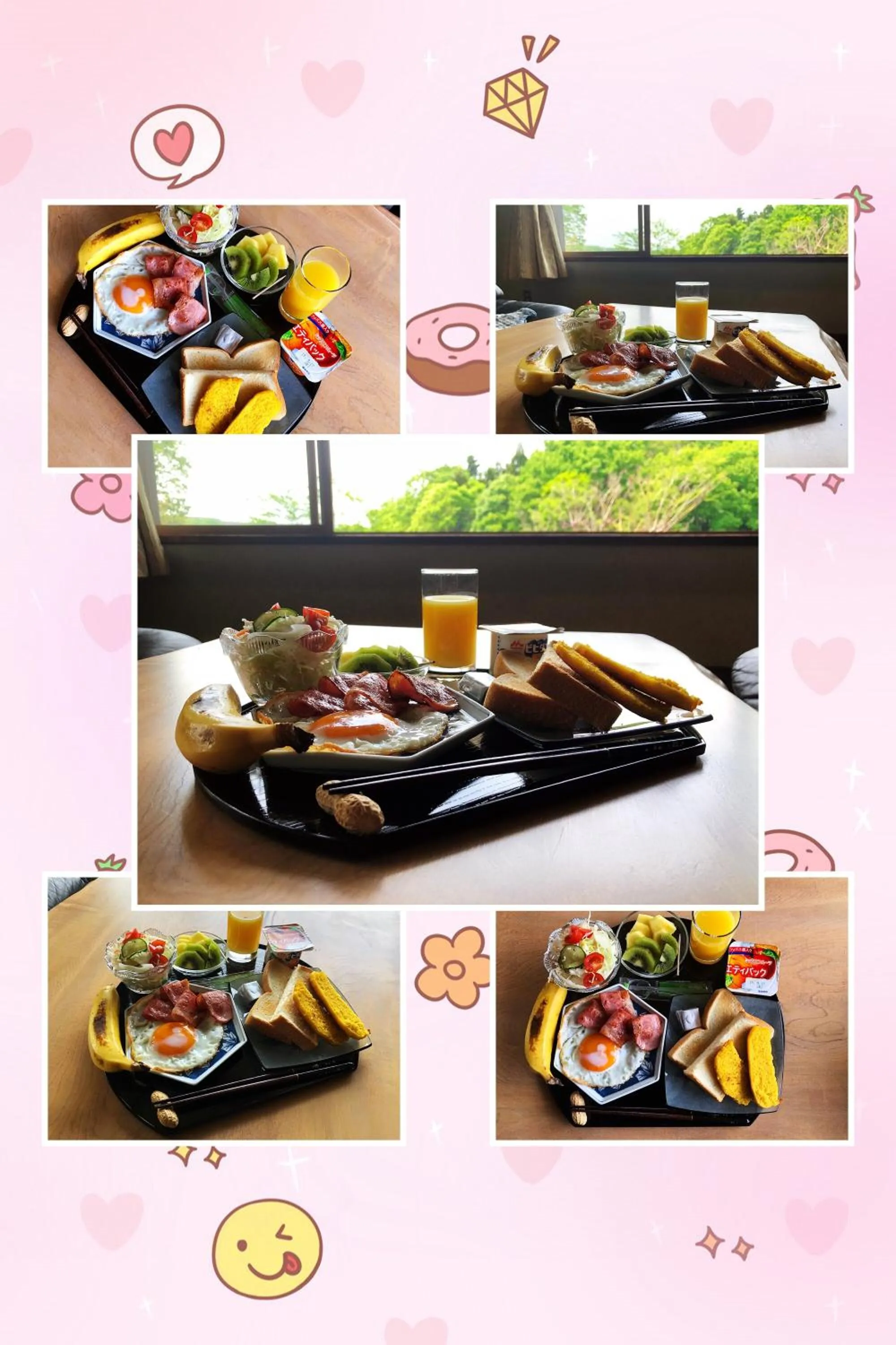 Breakfast in Kougetsu Sanso -- Moon Villa in Tokyo