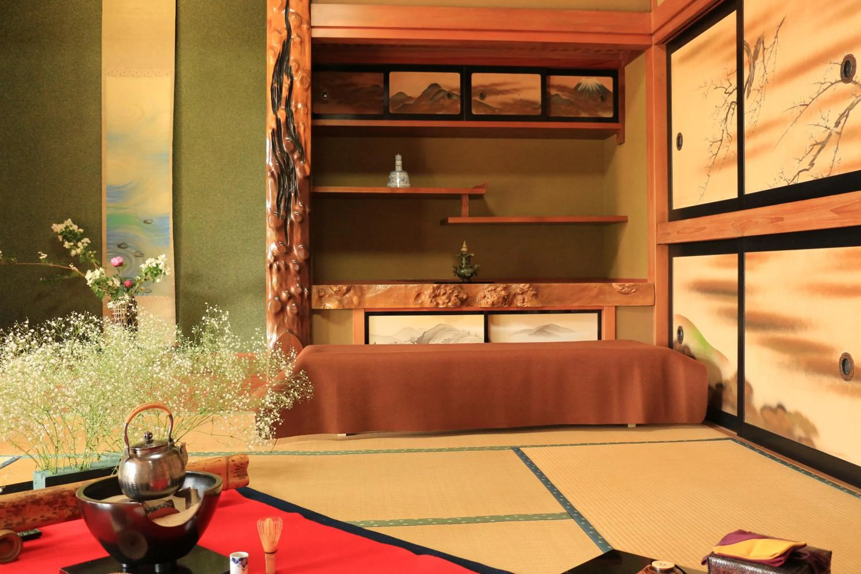 Activities, Bed in Kougetsu Sanso -- Moon Villa in Tokyo