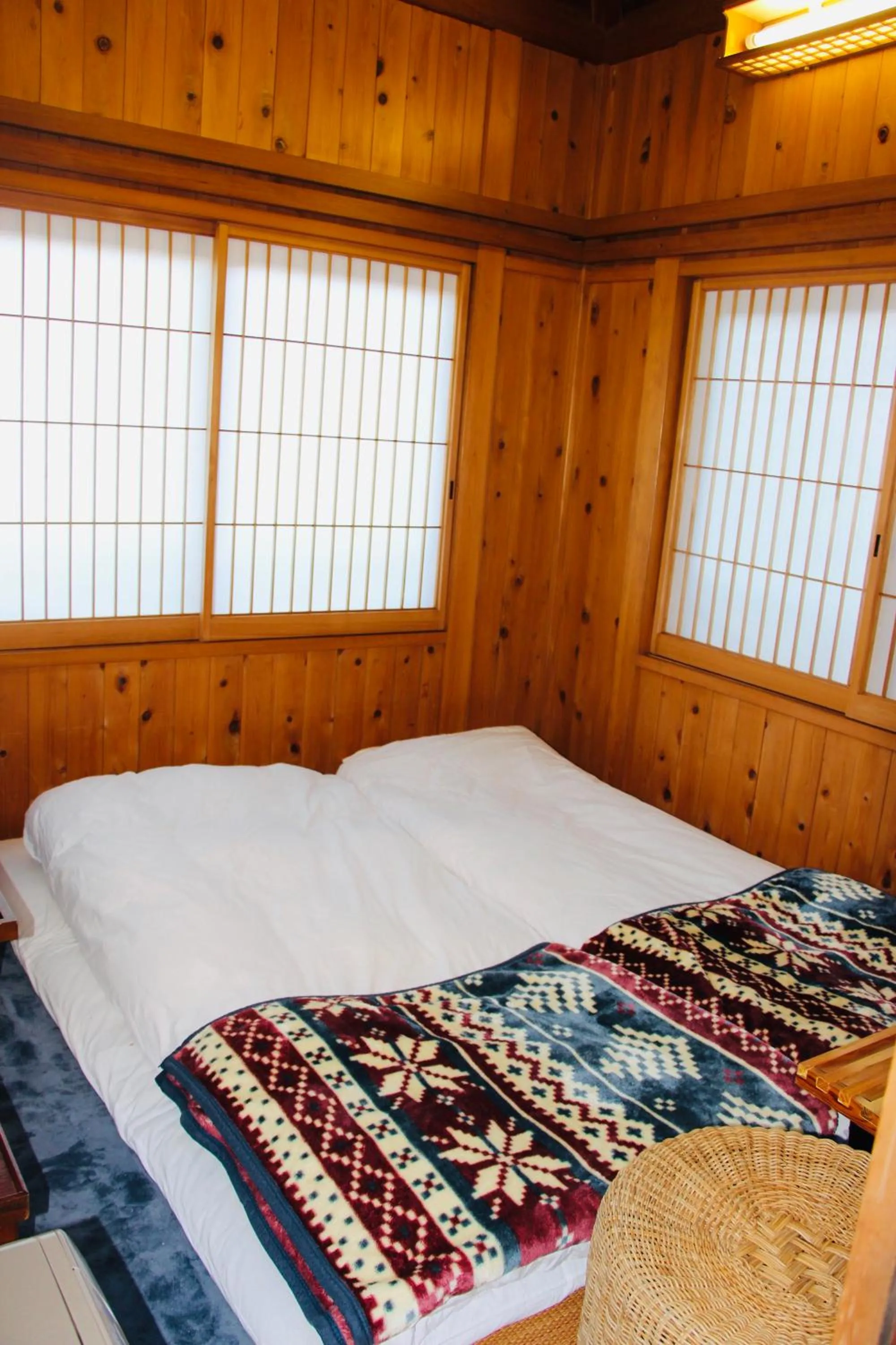 Bed in Kougetsu Sanso -- Moon Villa in Tokyo