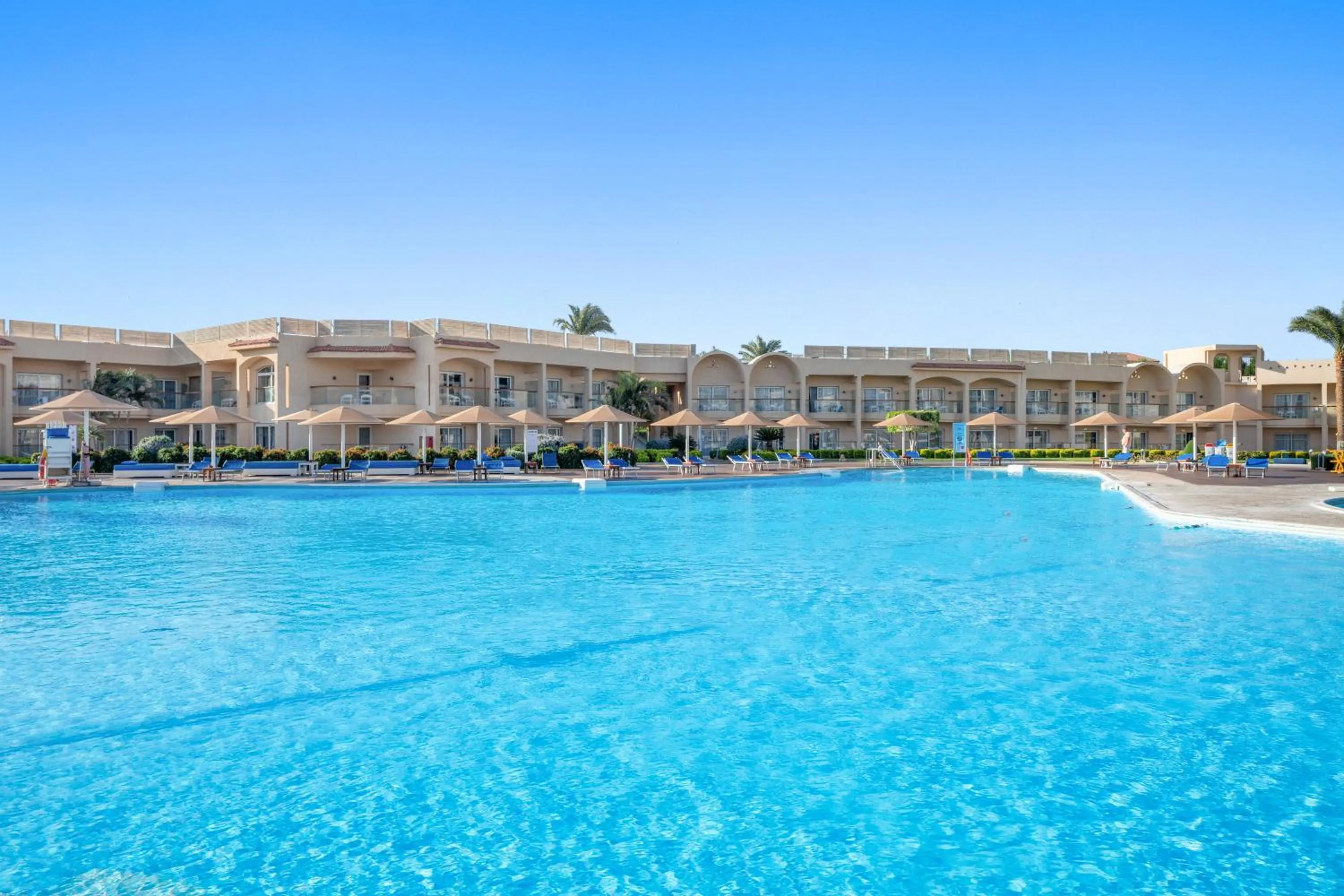 Pool view in Pickalbatros Royal Moderna Sharm "Aqua Park"- All inclusive