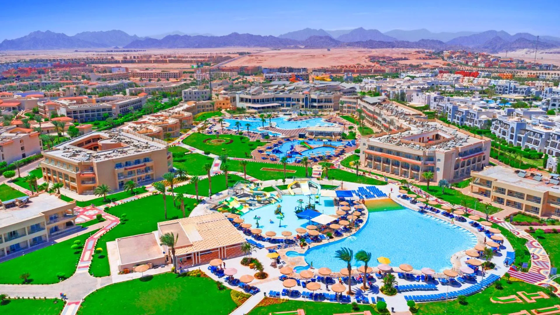 Bird's eye view in Pickalbatros Royal Moderna Sharm "Aqua Park"- All inclusive