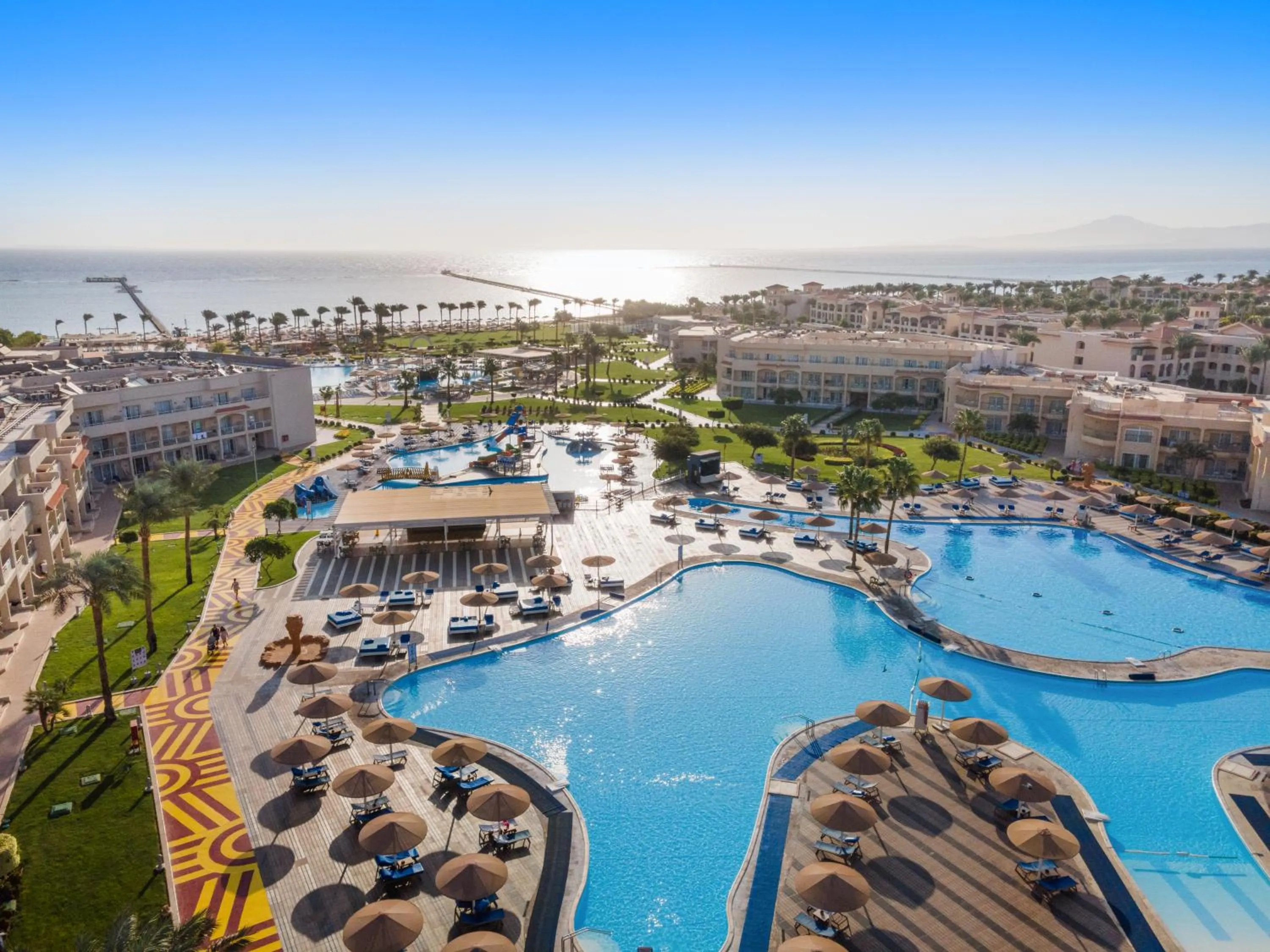 Bird's eye view in Pickalbatros Royal Moderna Sharm "Aqua Park"- All inclusive