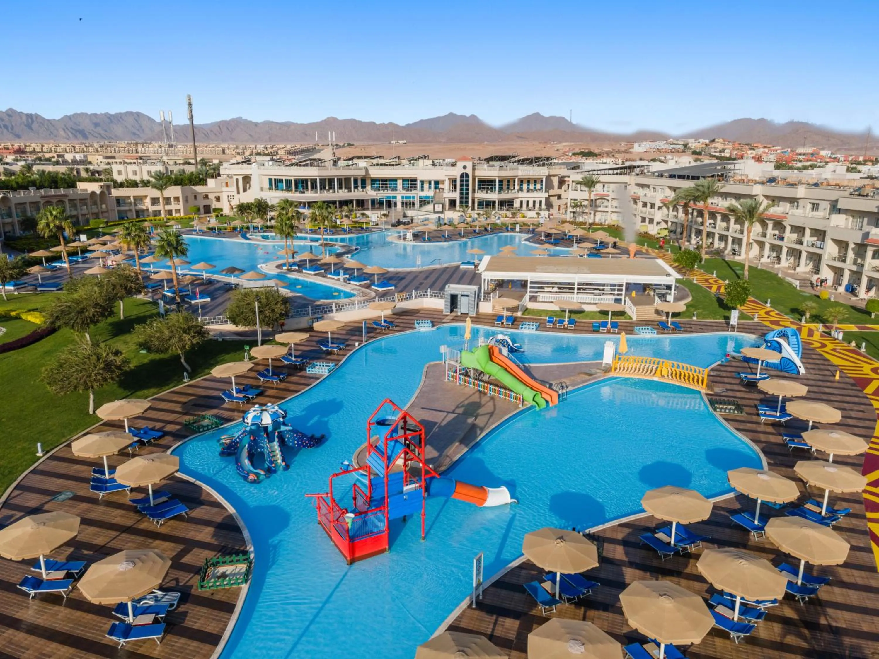 Bird's eye view in Pickalbatros Royal Moderna Sharm "Aqua Park"- All inclusive