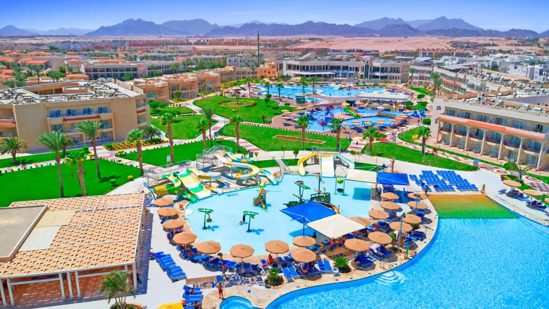 Bird's eye view in Pickalbatros Royal Moderna Sharm "Aqua Park"- All inclusive