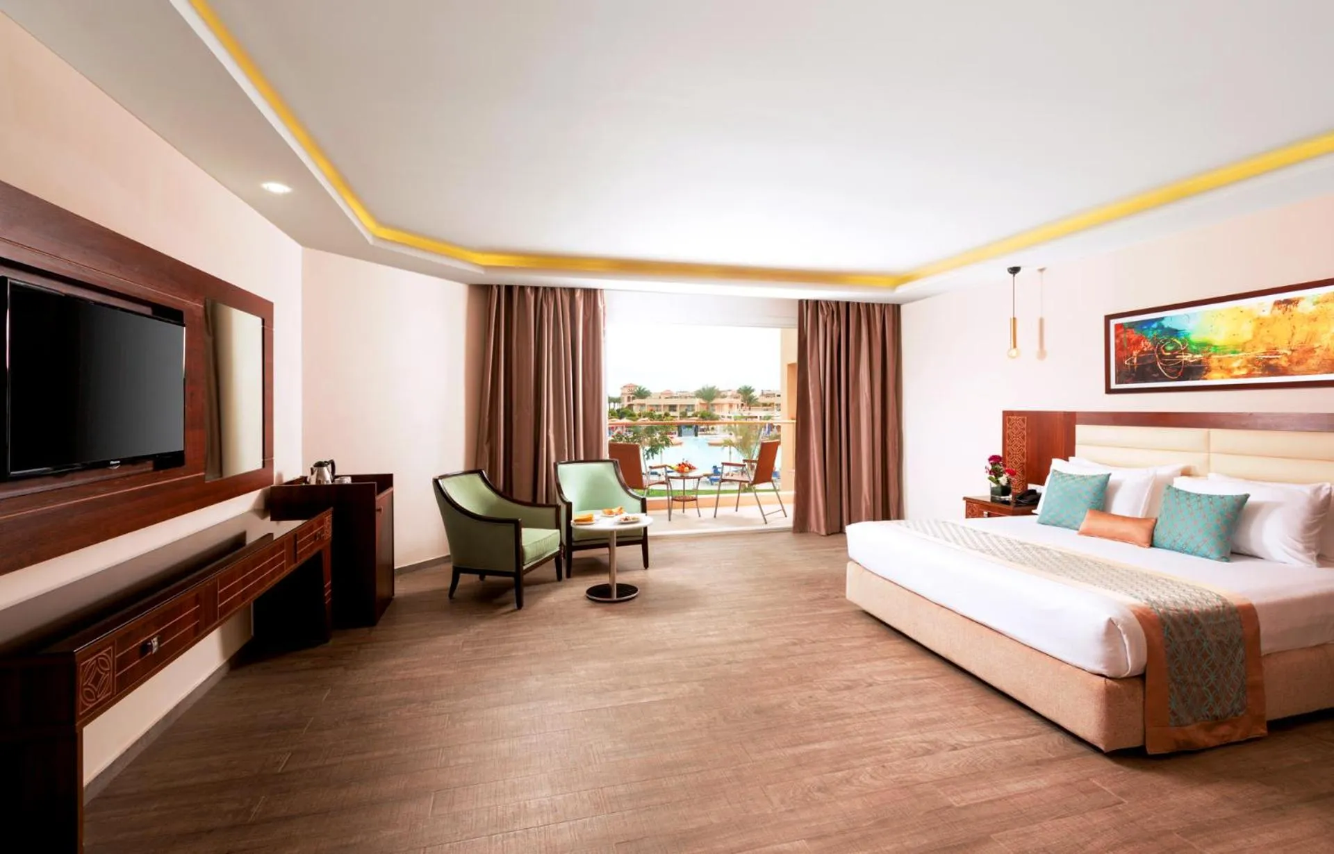 Bed in Pickalbatros Royal Moderna Sharm "Aqua Park"- All inclusive