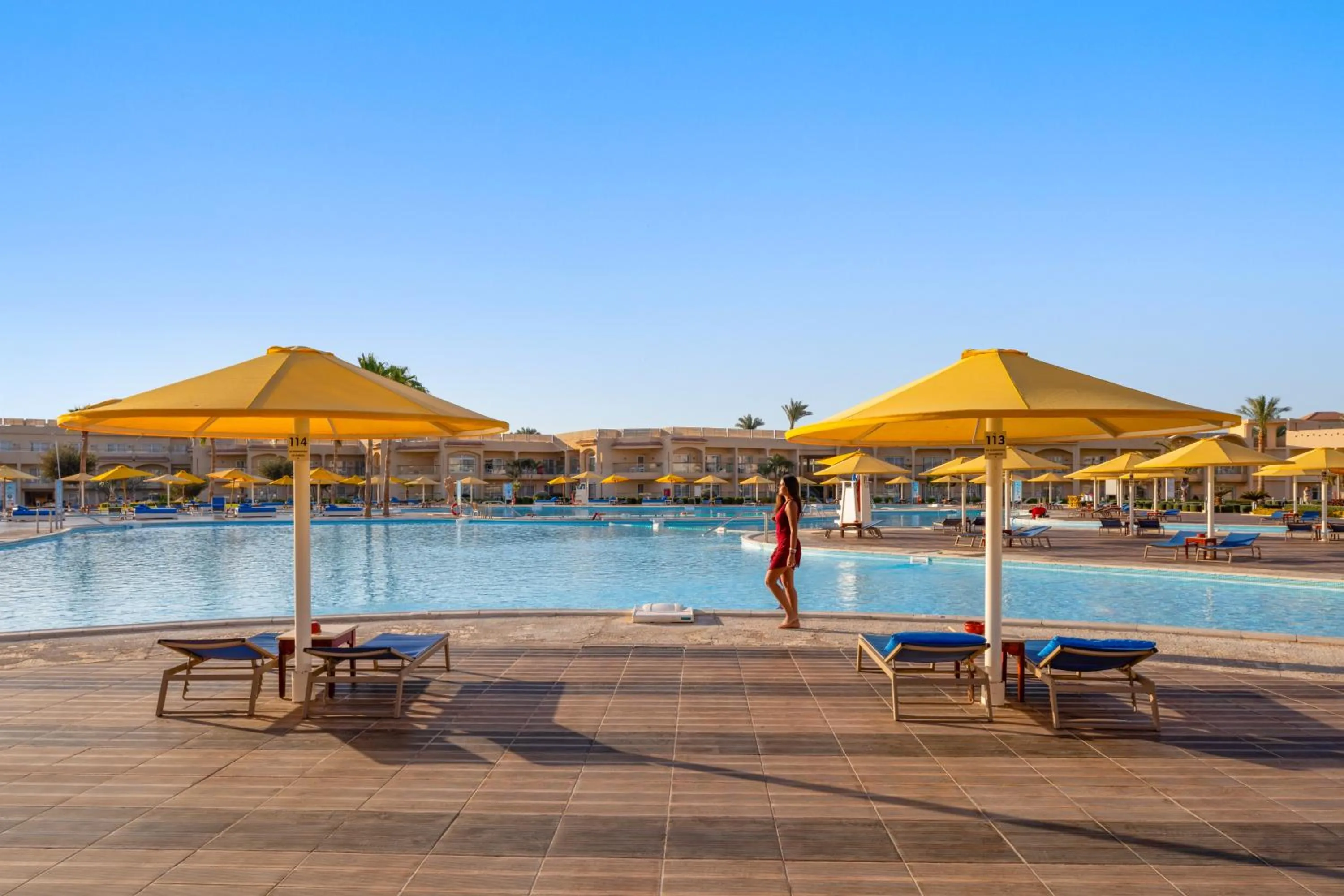 Balcony/Terrace in Pickalbatros Royal Moderna Sharm "Aqua Park"- All inclusive