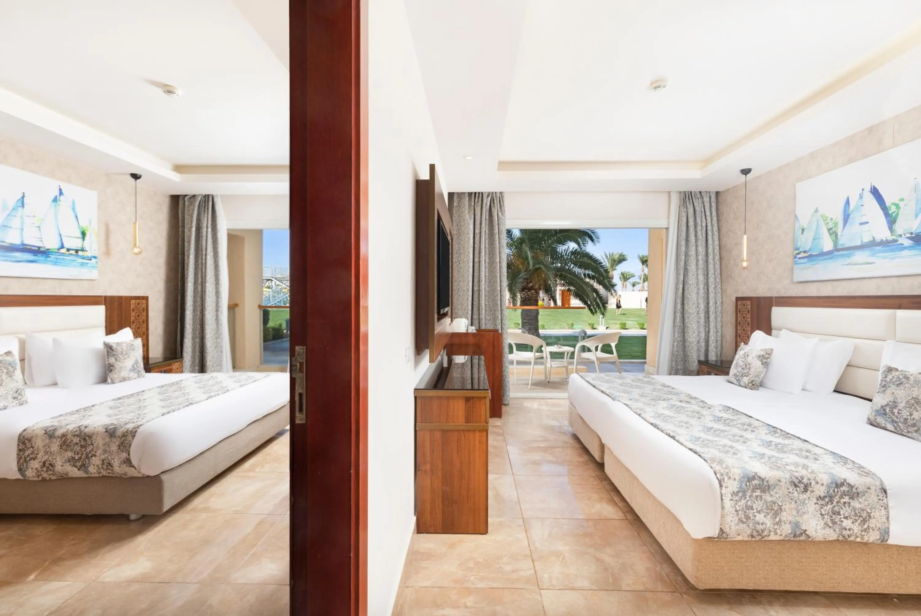 Photo of the whole room, Bed in Pickalbatros Royal Moderna Sharm "Aqua Park"- All inclusive