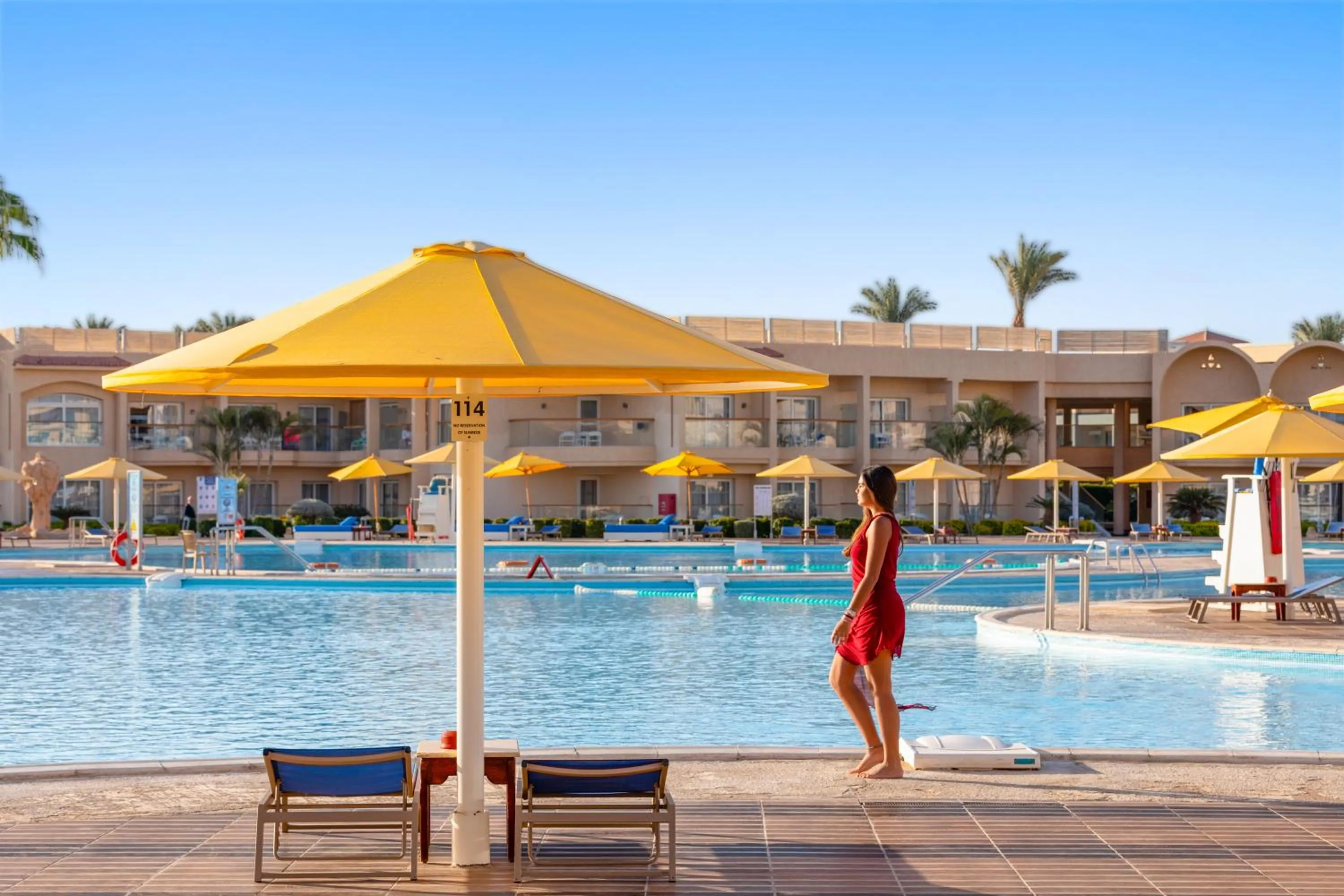 Swimming pool in Pickalbatros Royal Moderna Sharm "Aqua Park"- All inclusive