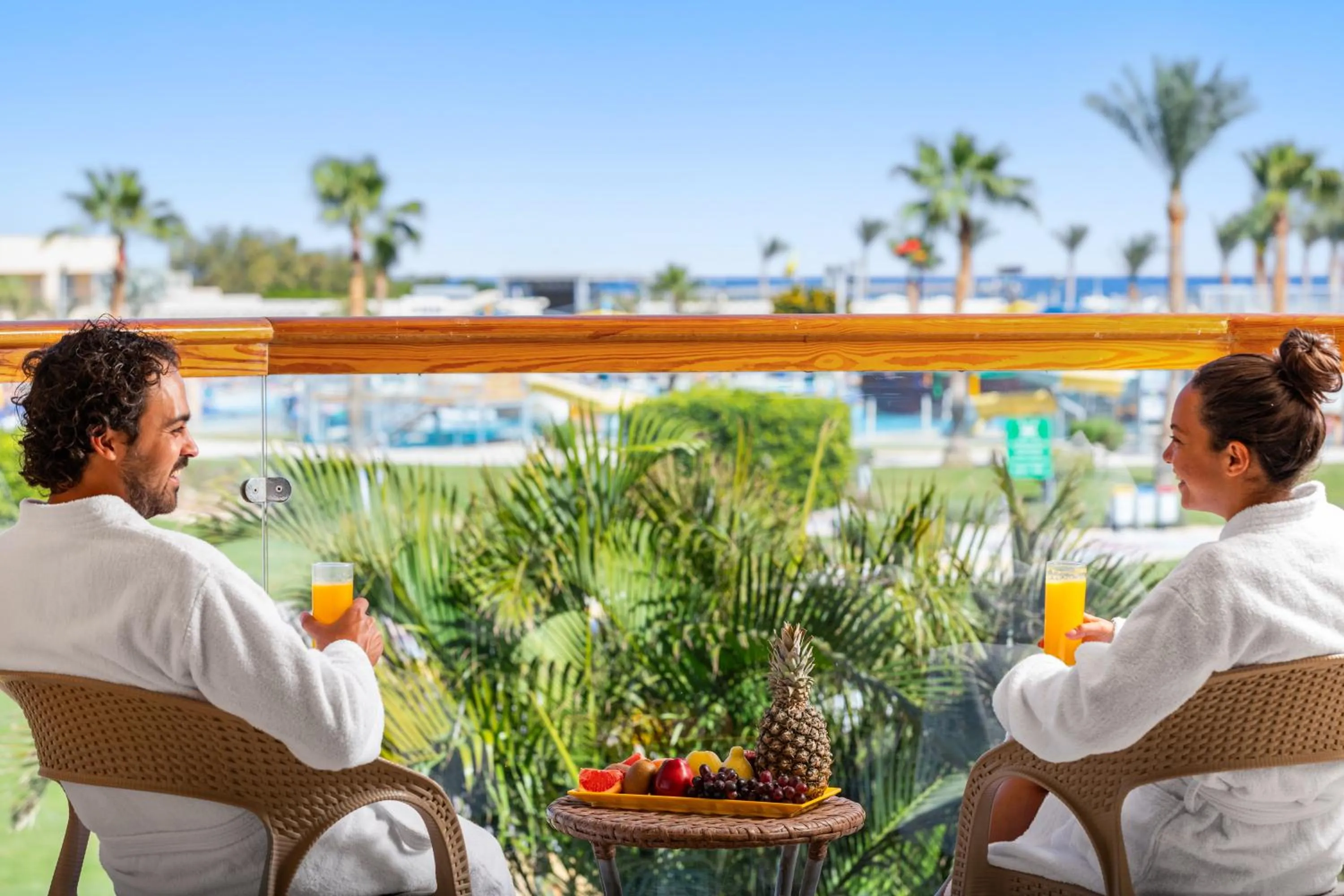 Pool view in Pickalbatros Royal Moderna Sharm "Aqua Park"- All inclusive