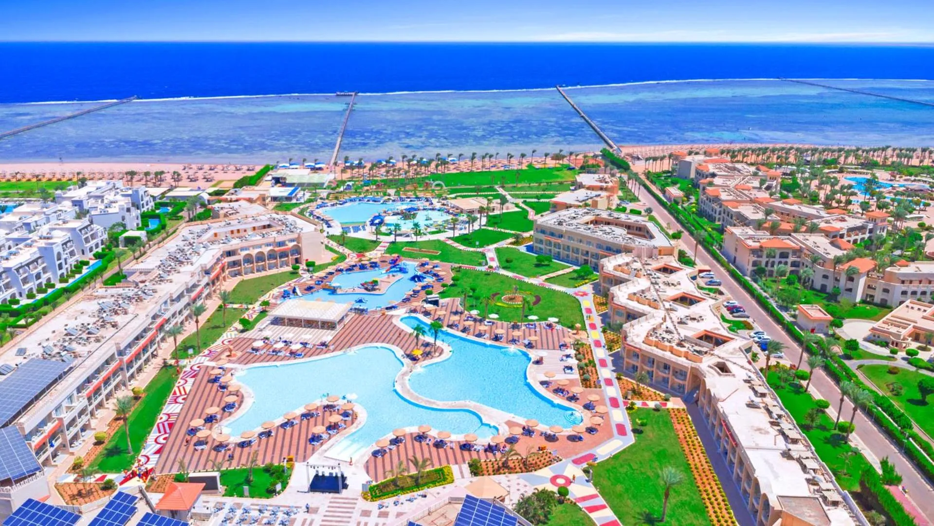 Bird's eye view in Pickalbatros Royal Moderna Sharm "Aqua Park"- All inclusive