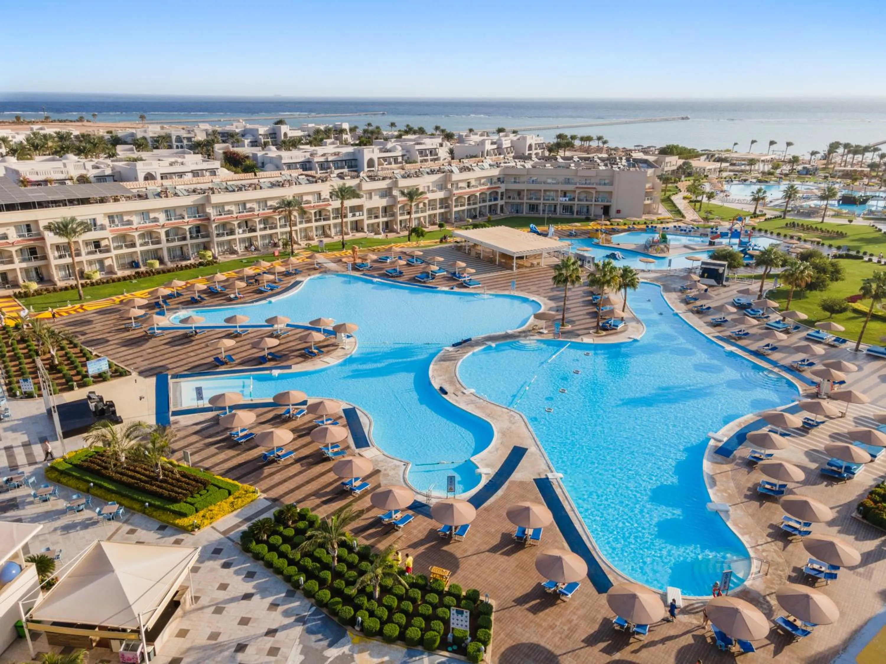 Bird's eye view in Pickalbatros Royal Moderna Sharm "Aqua Park"- All inclusive