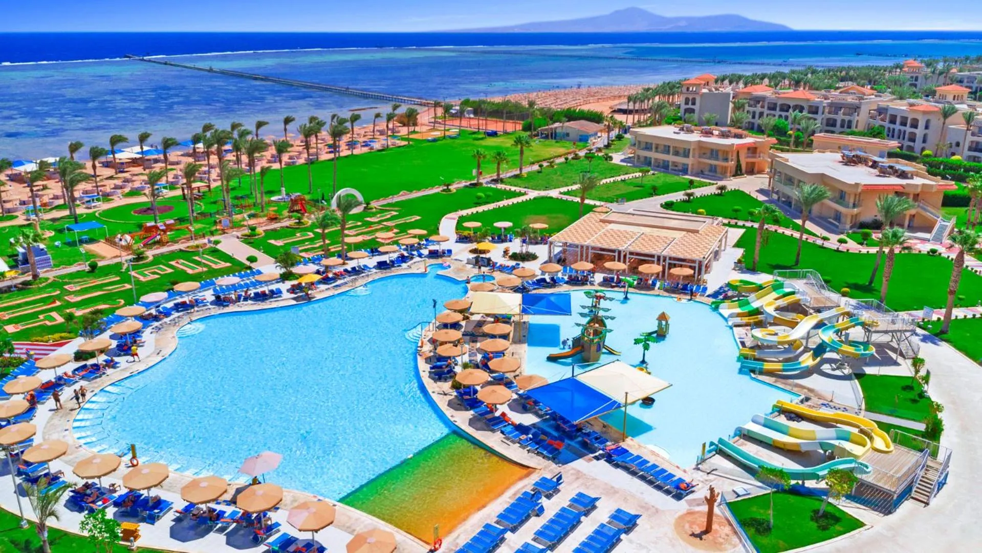 Bird's eye view in Pickalbatros Royal Moderna Sharm "Aqua Park"- All inclusive