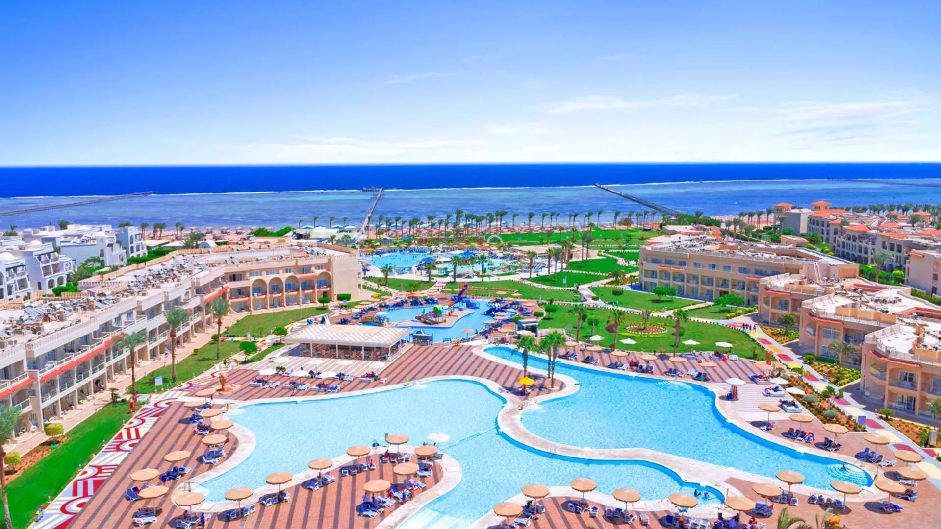 Bird's eye view in Pickalbatros Royal Moderna Sharm "Aqua Park"- All inclusive