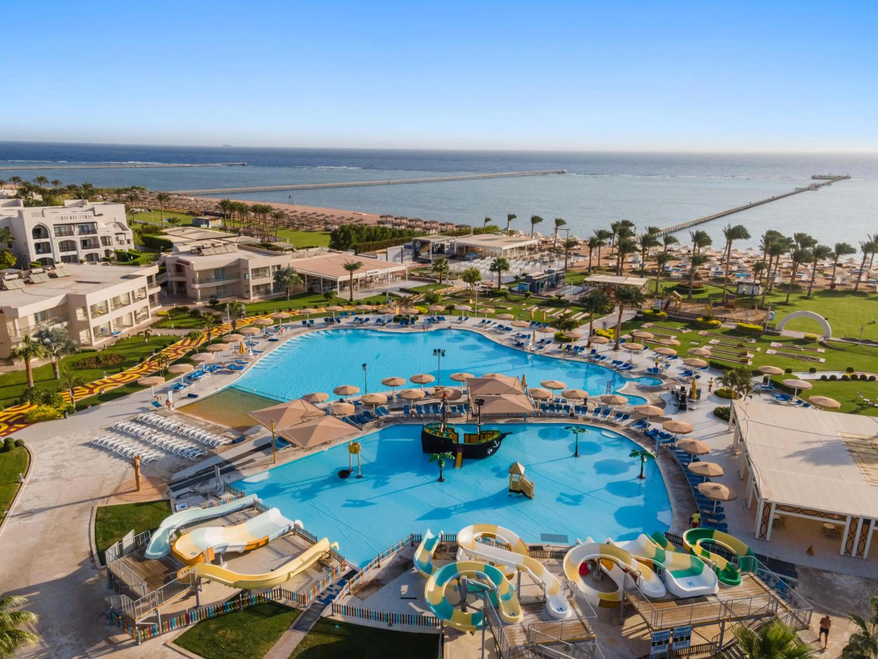 Bird's eye view in Pickalbatros Royal Moderna Sharm "Aqua Park"- All inclusive